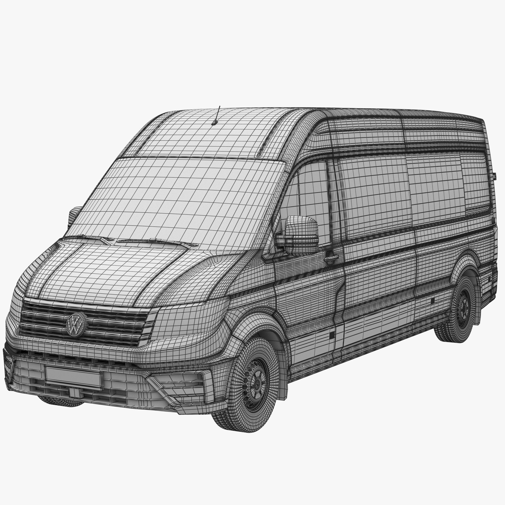 VW Crafter 2Gen L4H3 MiniBus 3D model_20