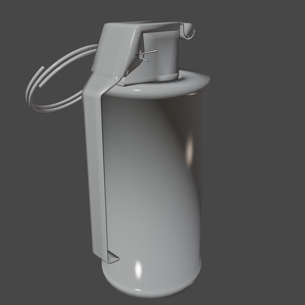 Smoke grenade Free low-poly 3D model_15