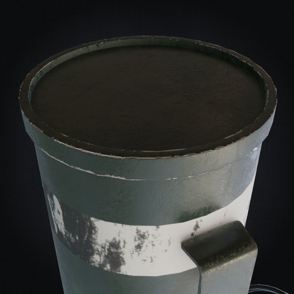 Smoke grenade Free low-poly 3D model_8