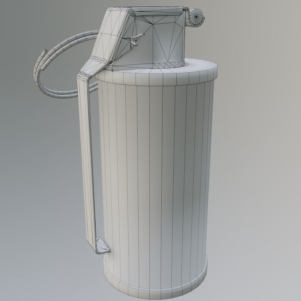 Smoke grenade Free low-poly 3D model_18