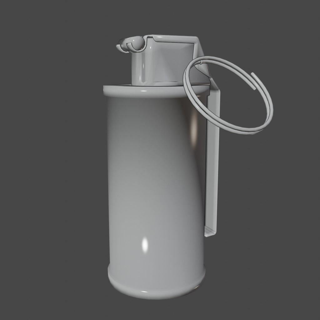 Smoke grenade Free low-poly 3D model_16