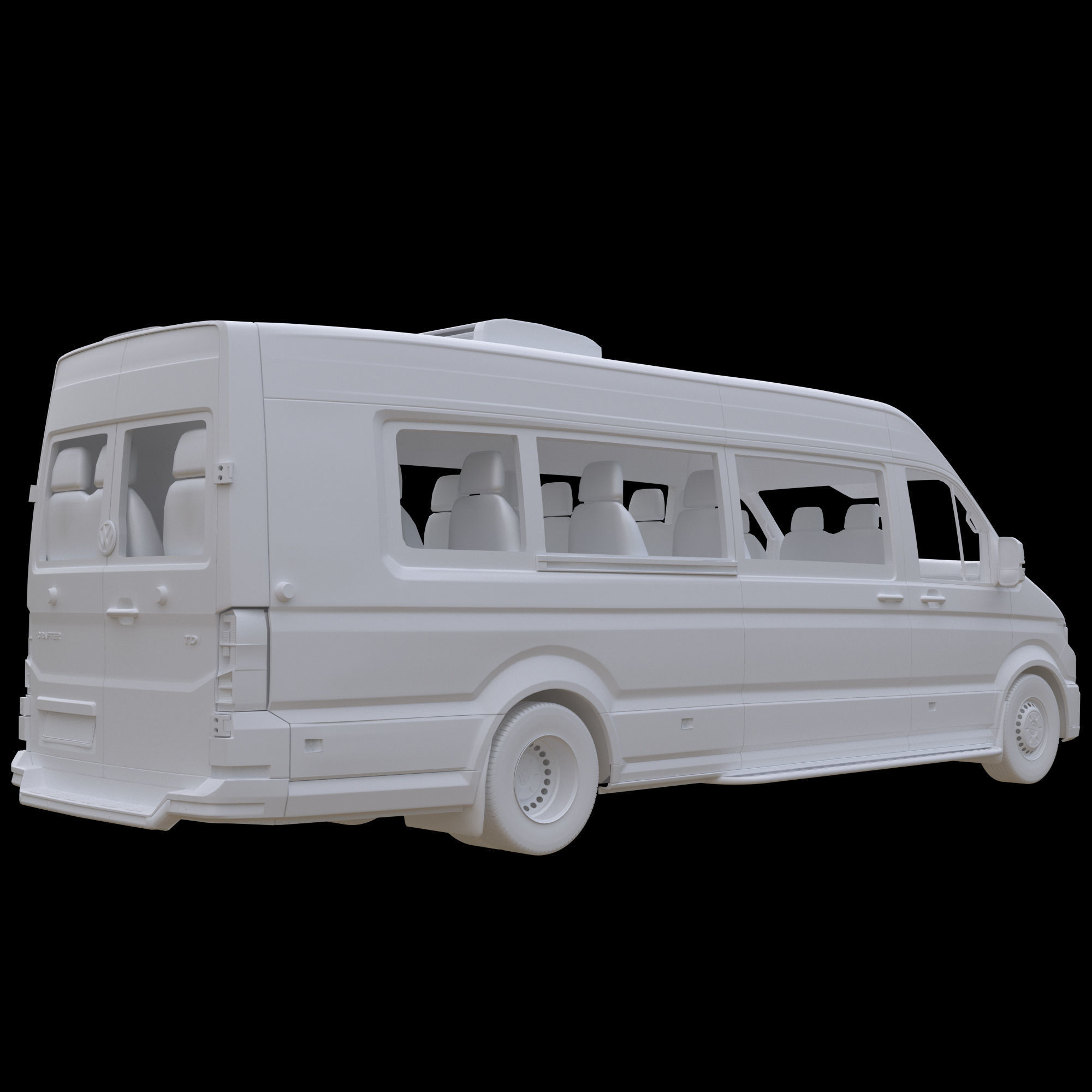 VW Crafter50 2Gen L5H3 MiniBus  3D model_16