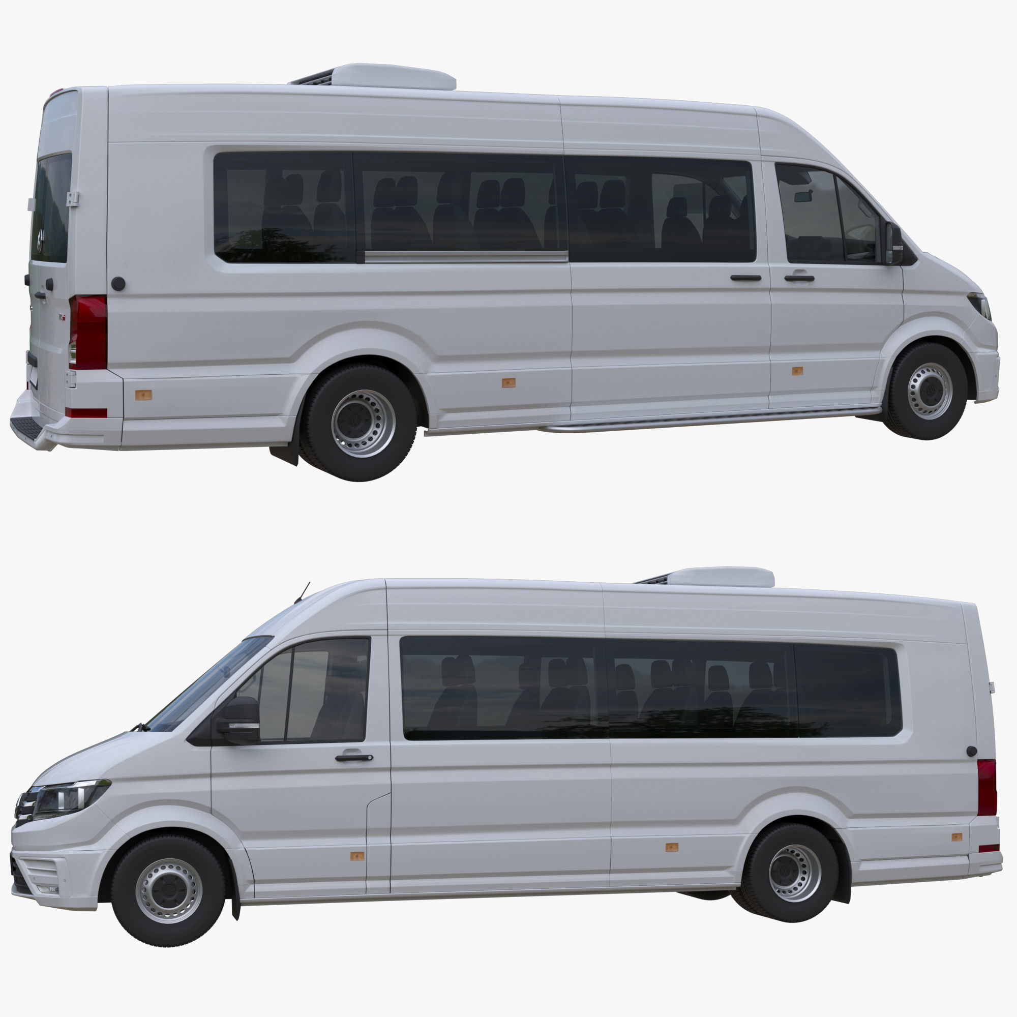 VW Crafter50 2Gen L5H3 MiniBus  3D model_24