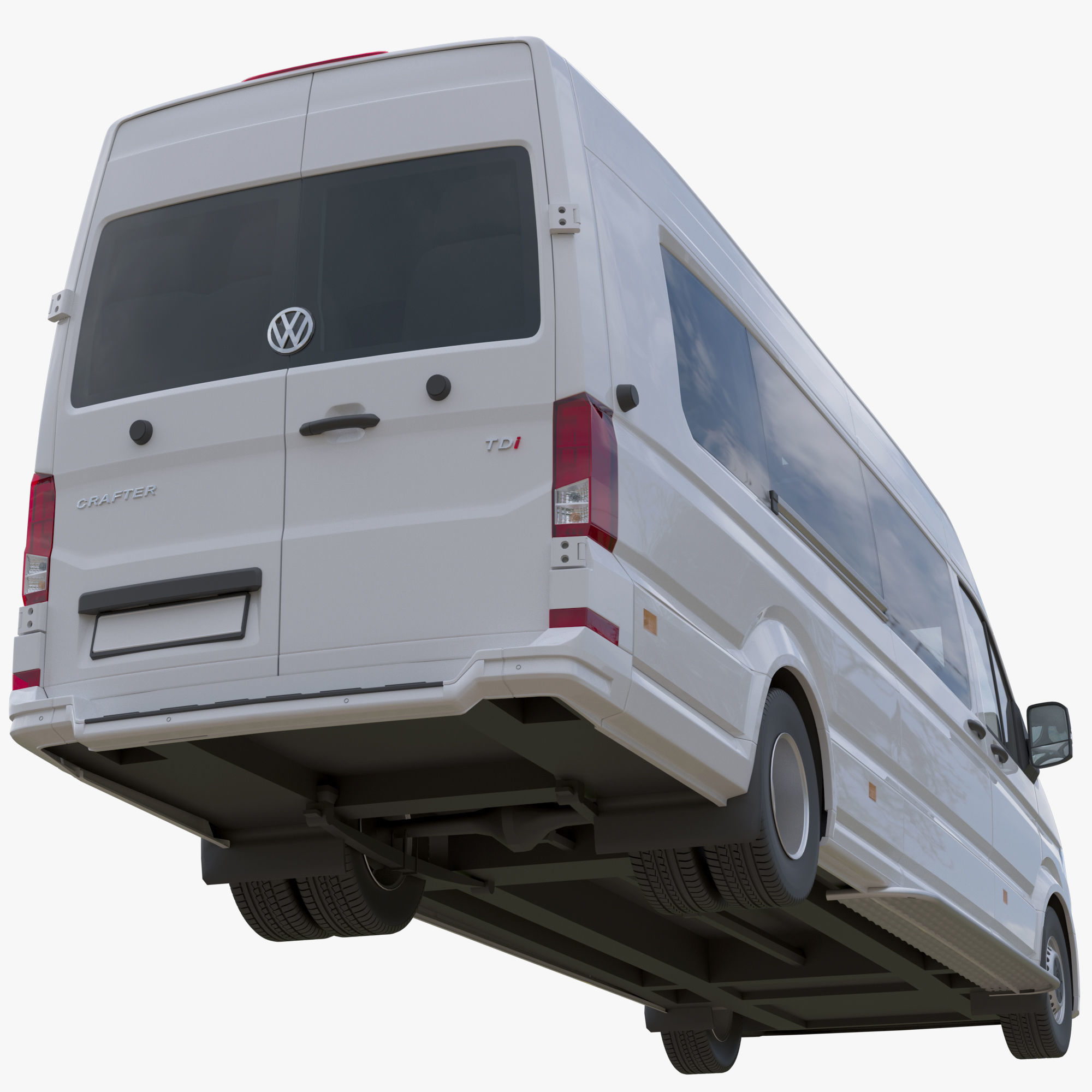 VW Crafter50 2Gen L5H3 MiniBus  3D model_5