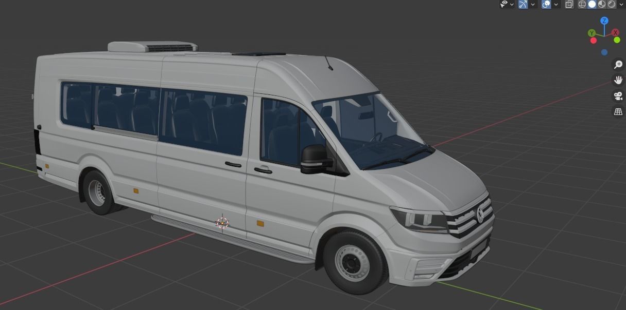 VW Crafter50 2Gen L5H3 MiniBus  3D model_26