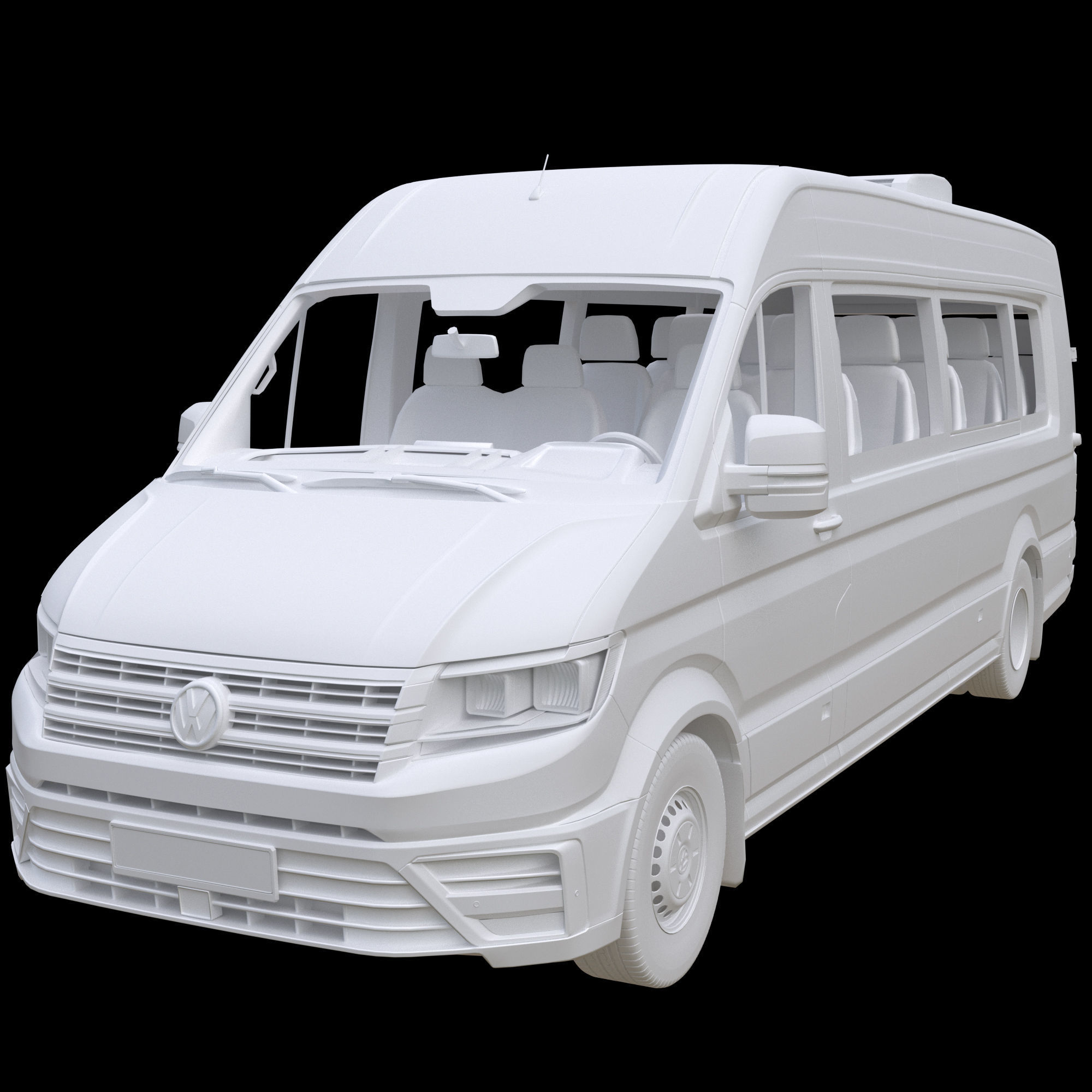 VW Crafter50 2Gen L5H3 MiniBus  3D model_17