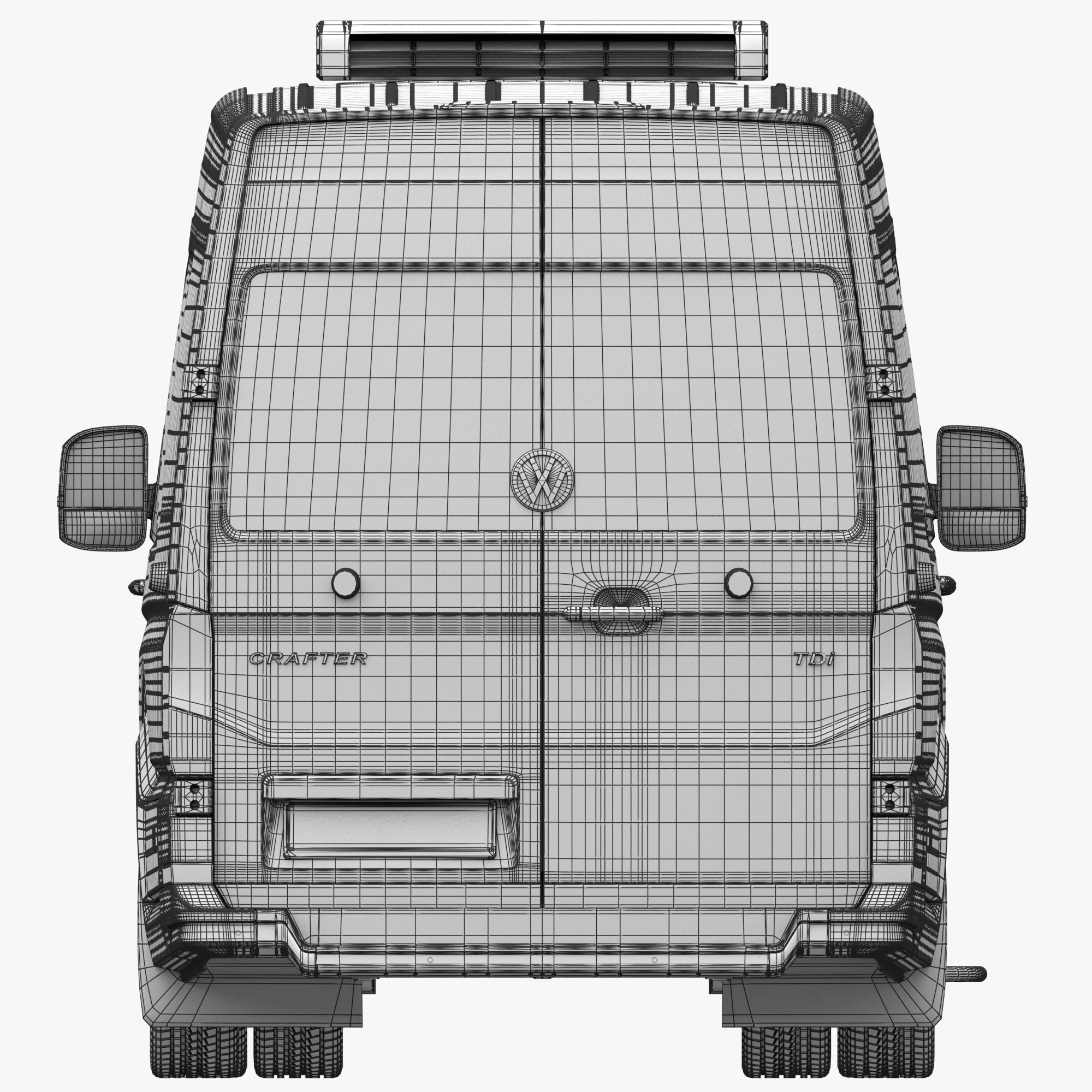 VW Crafter50 2Gen L5H3 MiniBus  3D model_20