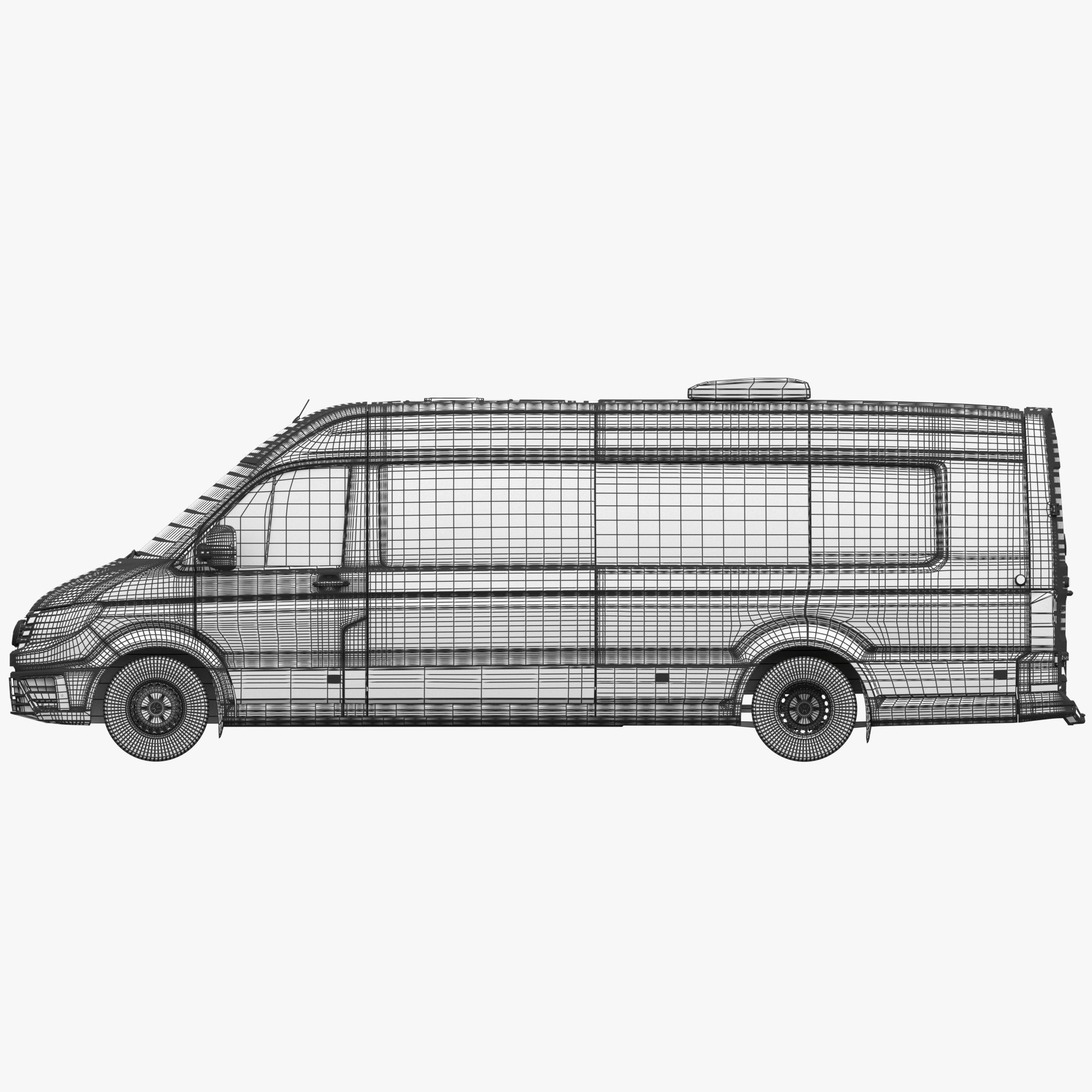 VW Crafter50 2Gen L5H3 MiniBus  3D model_22