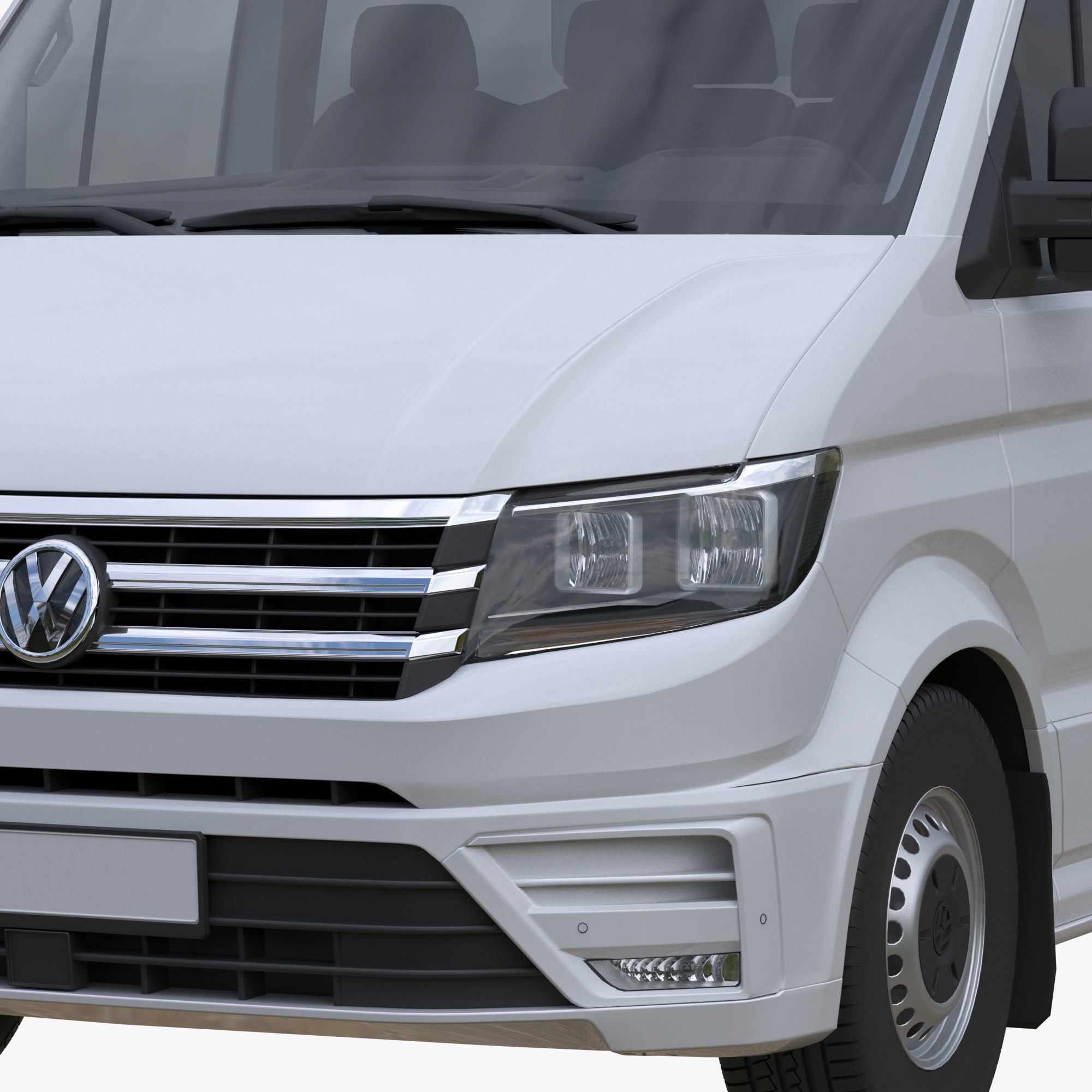 VW Crafter50 2Gen L5H3 MiniBus  3D model_7