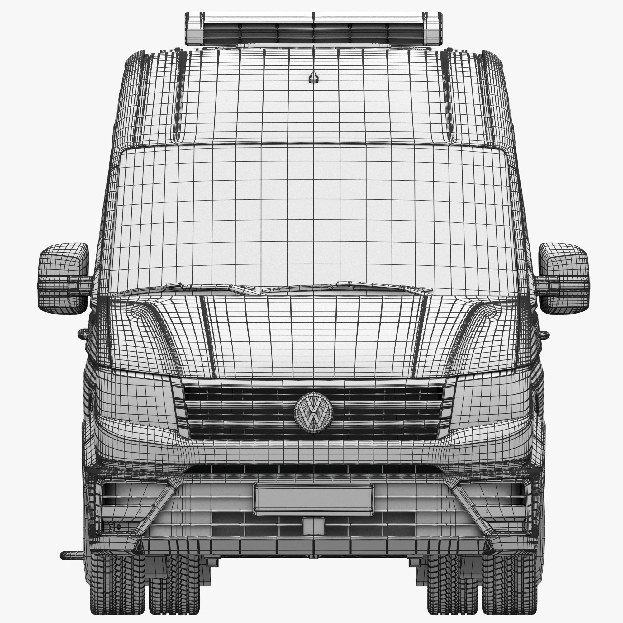 VW Crafter50 2Gen L5H3 MiniBus  3D model_19