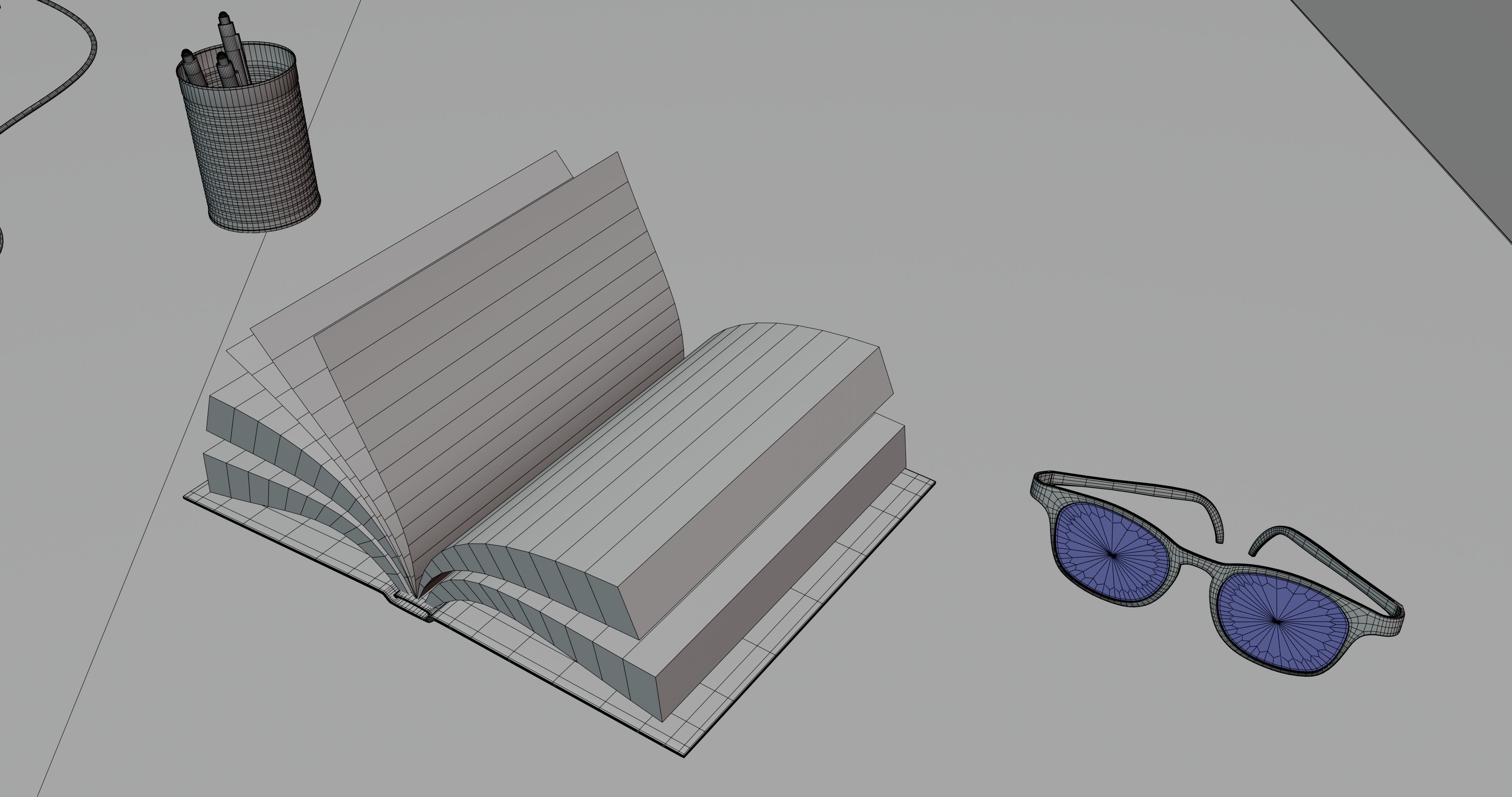 Abandoned Office Workplace 3d model 3D model_15