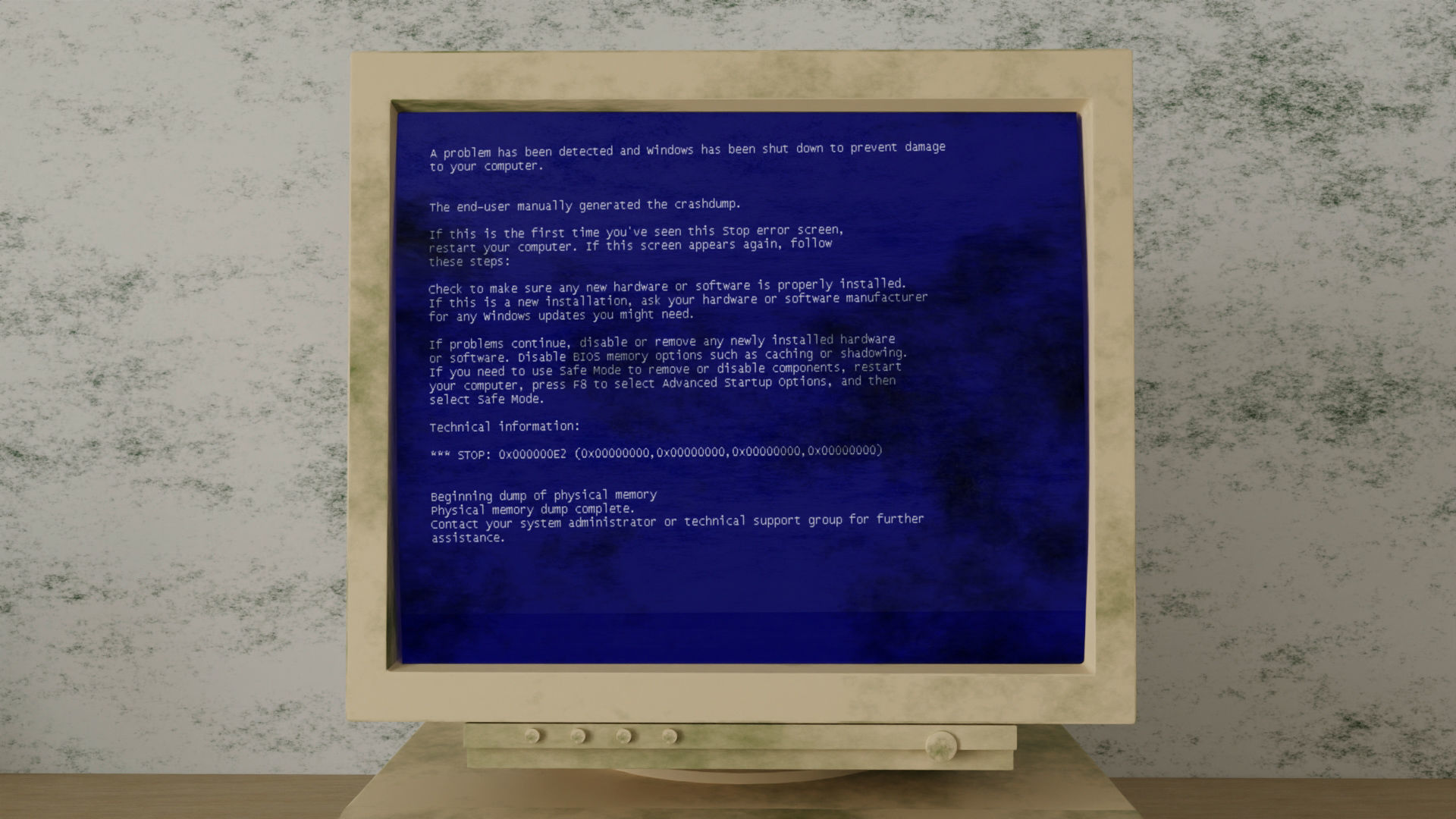 Abandoned Office Workplace 3d model 3D model_6