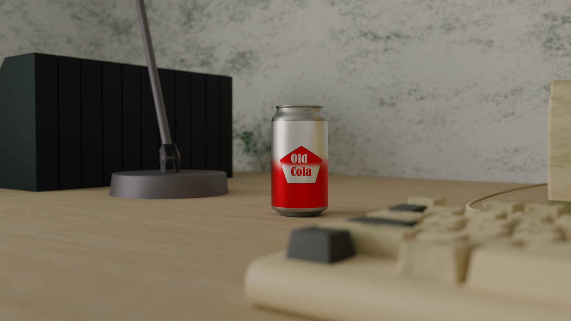 Abandoned Office Workplace 3d model 3D model_10