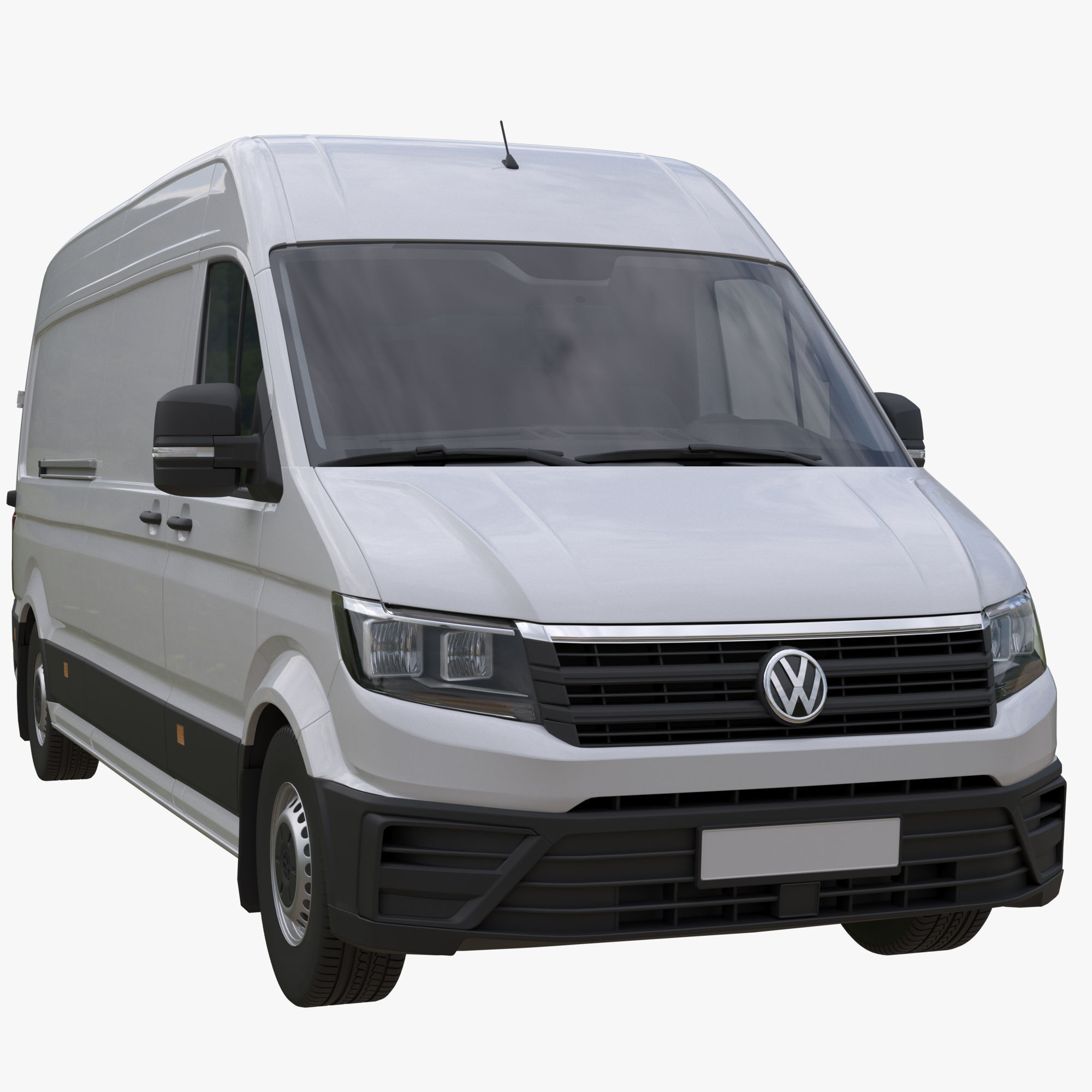 VW Crafter 2 PanelVan L4H3 3D model_2