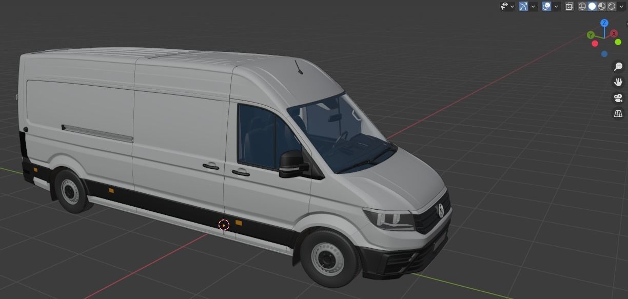 VW Crafter 2 PanelVan L4H3 3D model_26