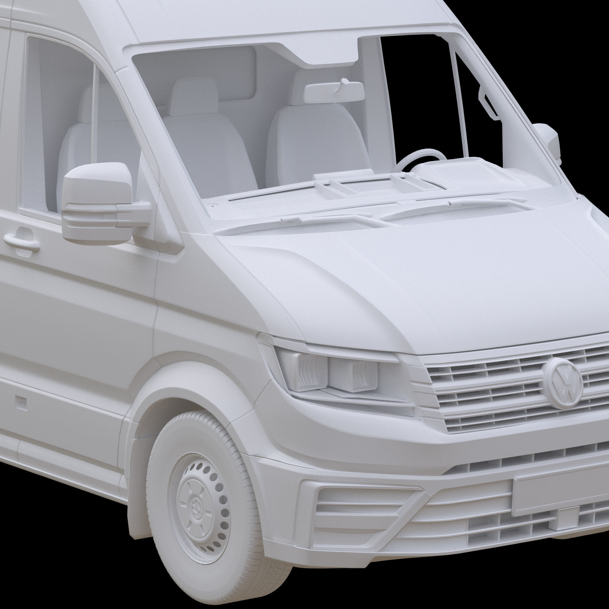 VW Crafter 2 PanelVan L4H3 3D model_18