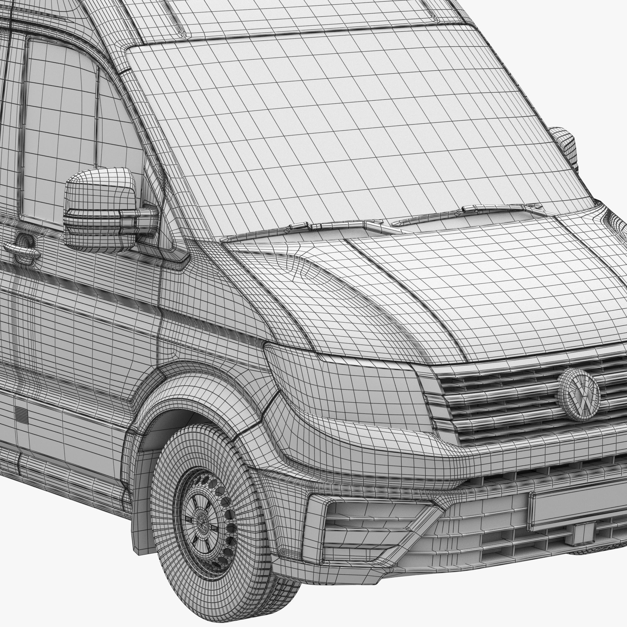VW Crafter 2 PanelVan L4H3 3D model_19