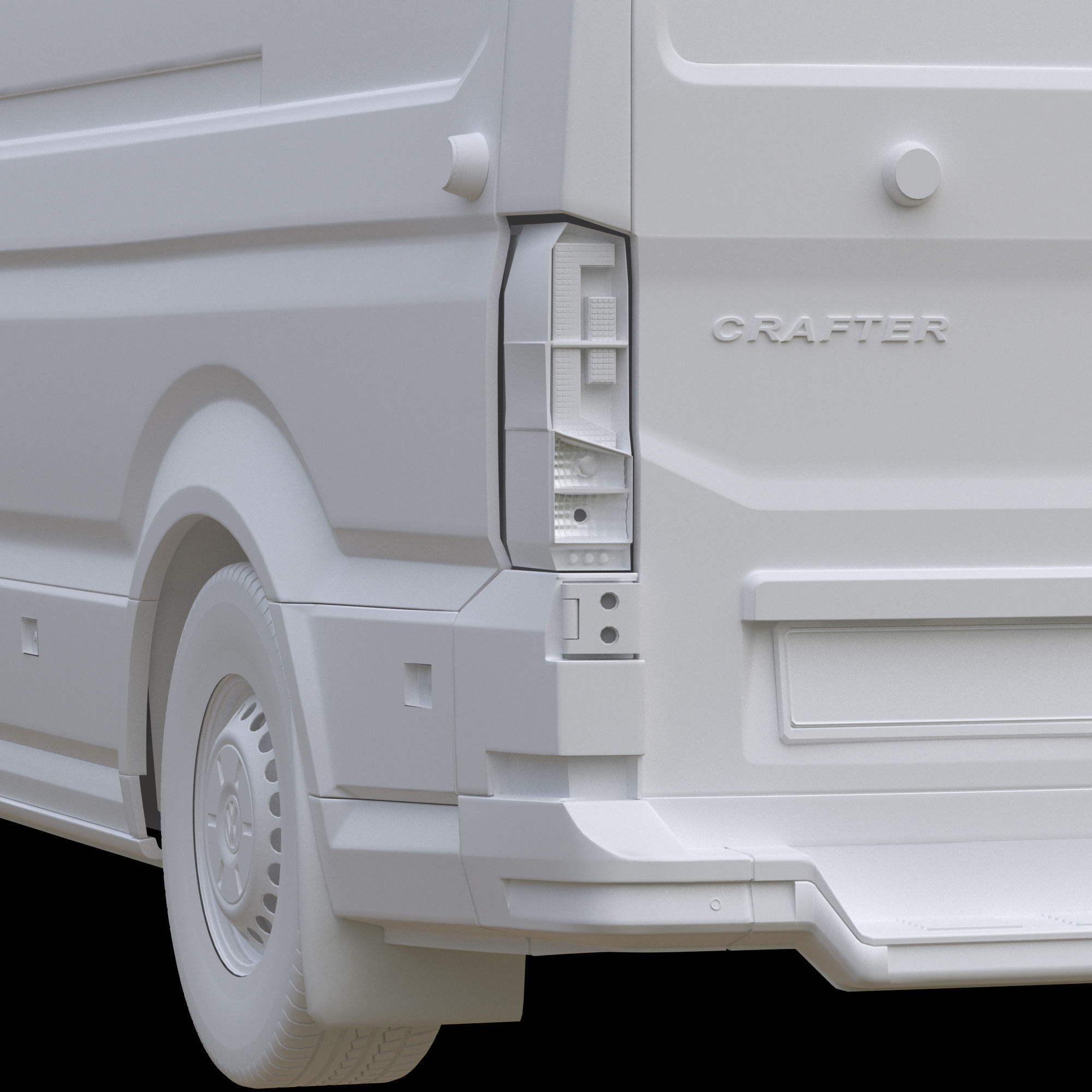 VW Crafter 2 PanelVan L4H3 3D model_17