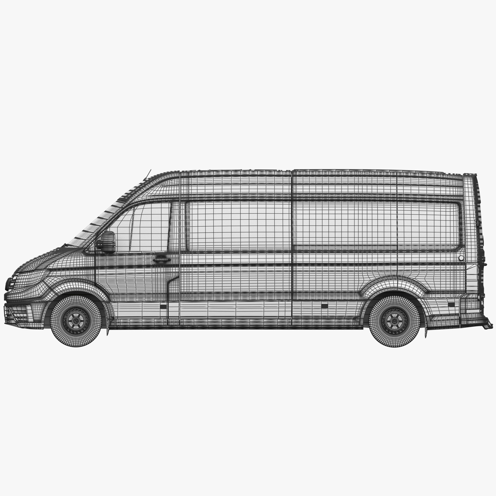 VW Crafter 2 PanelVan L4H3 3D model_24