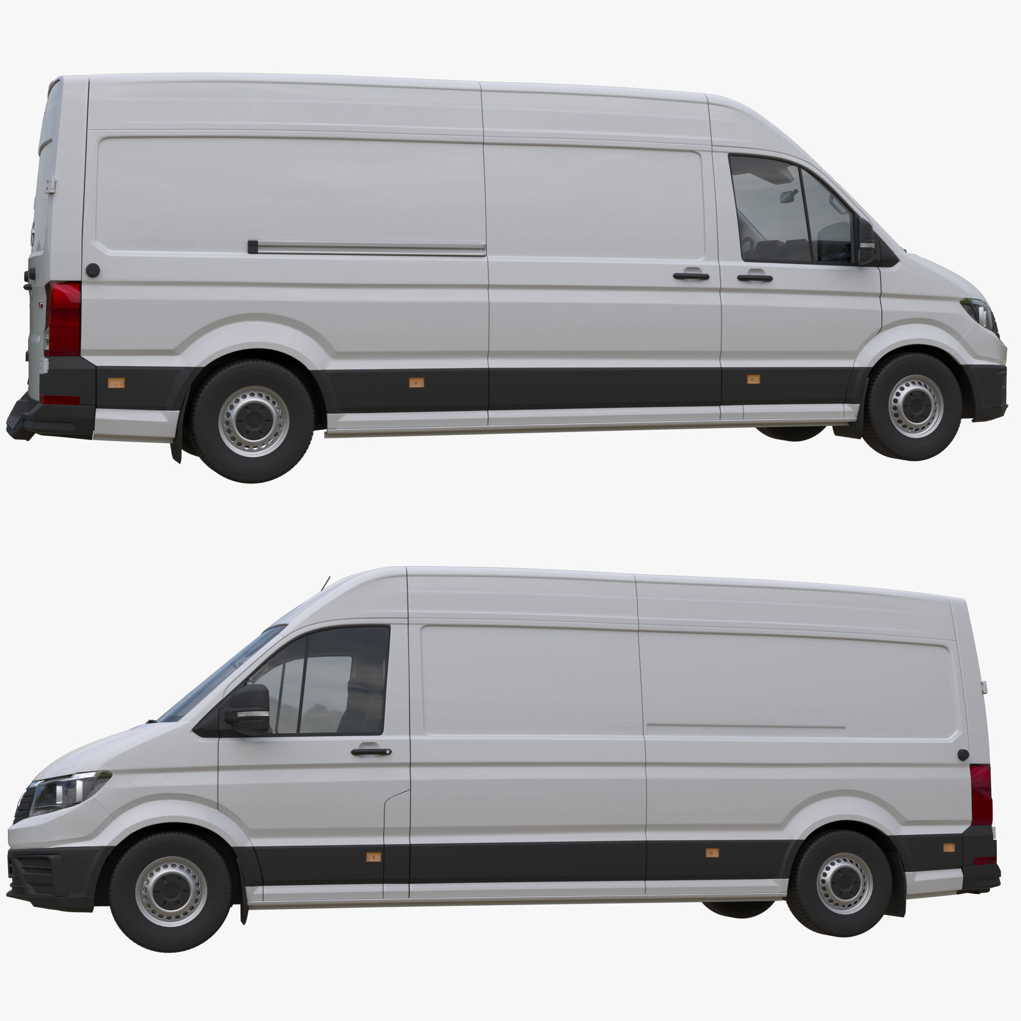 VW Crafter 2 PanelVan L4H3 3D model_5