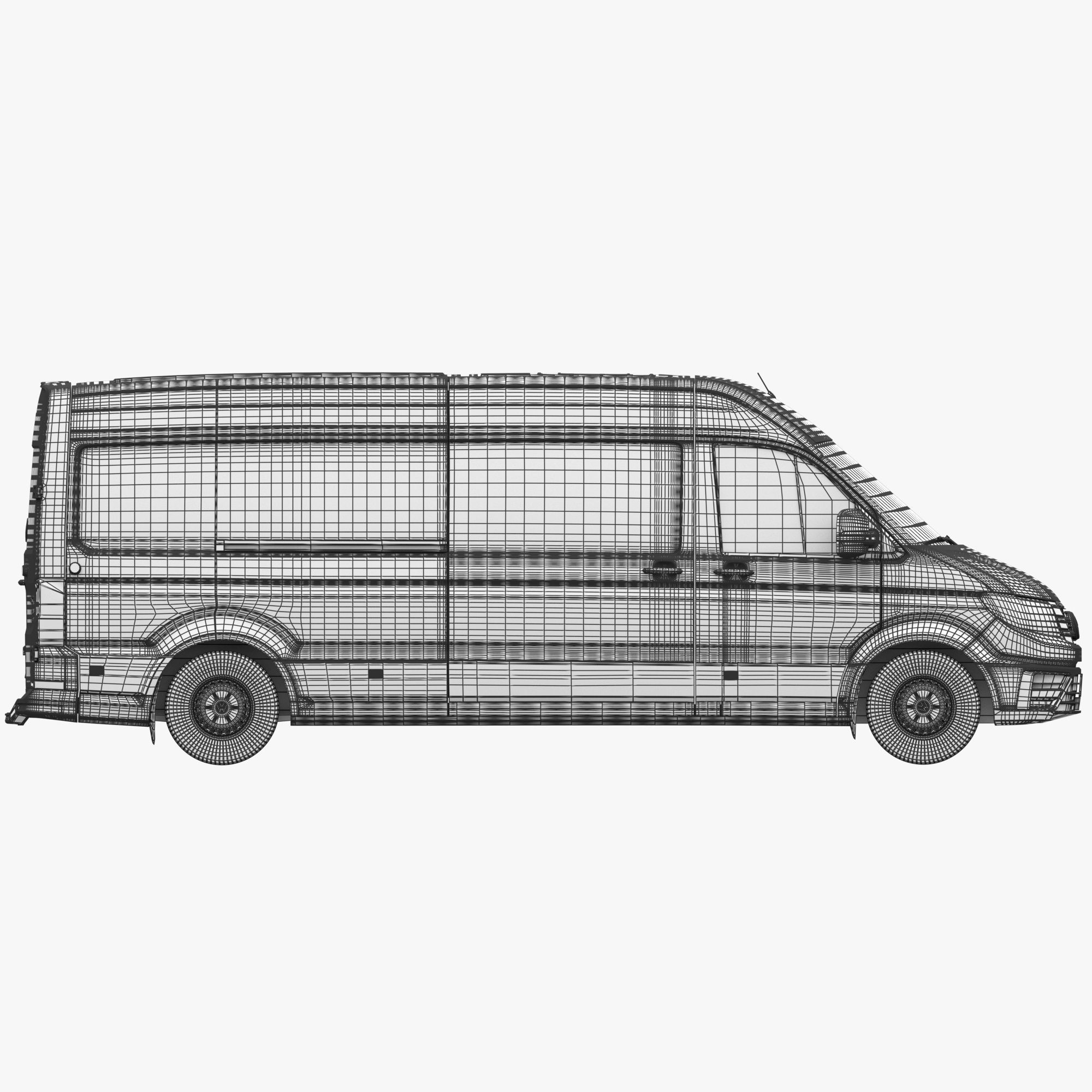 VW Crafter 2 PanelVan L4H3 3D model_23