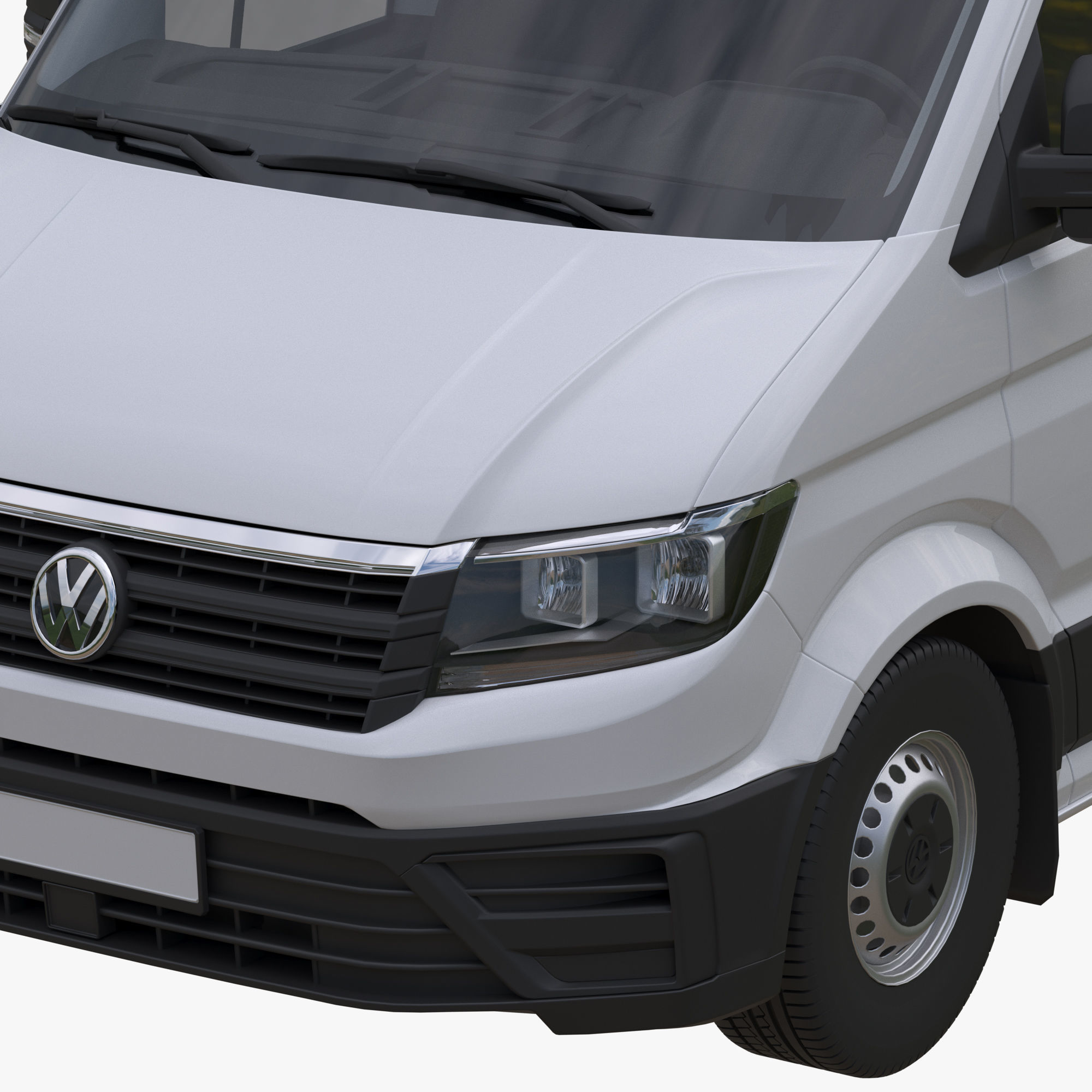 VW Crafter 2 PanelVan L4H3 3D model_8