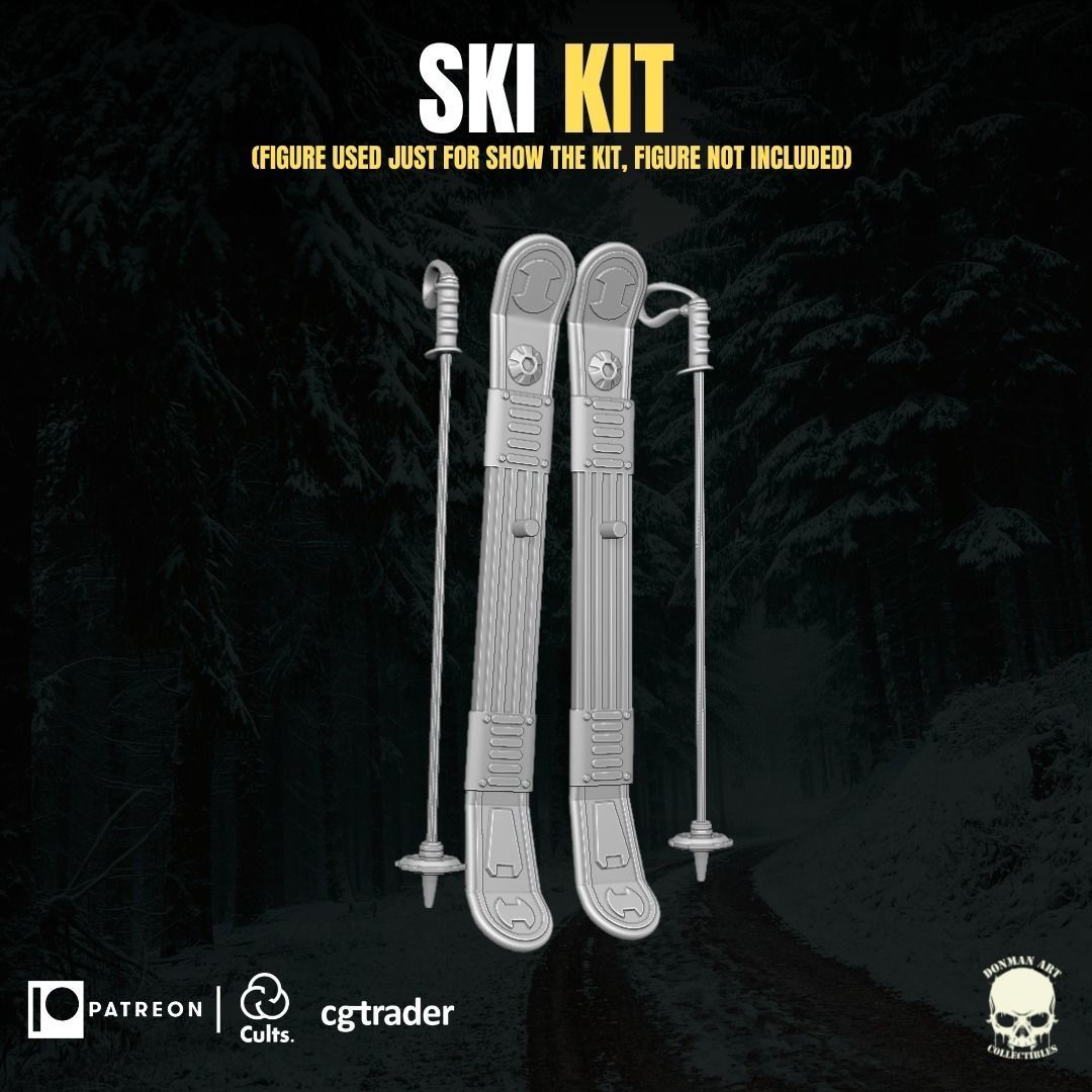 Ski Kit for Action Figures 3D print model_18