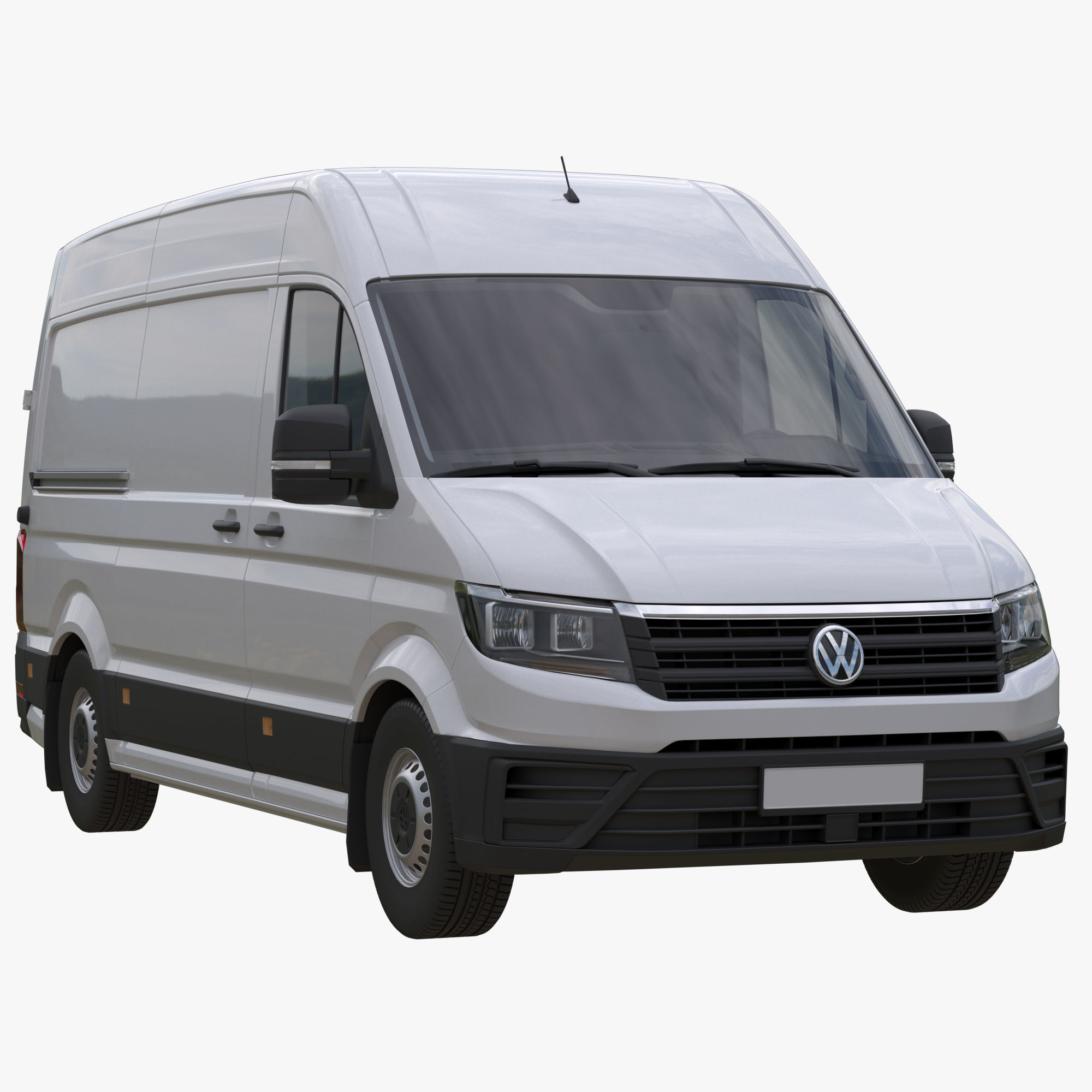 VW Crafter 2 Panel Van 3D model_2