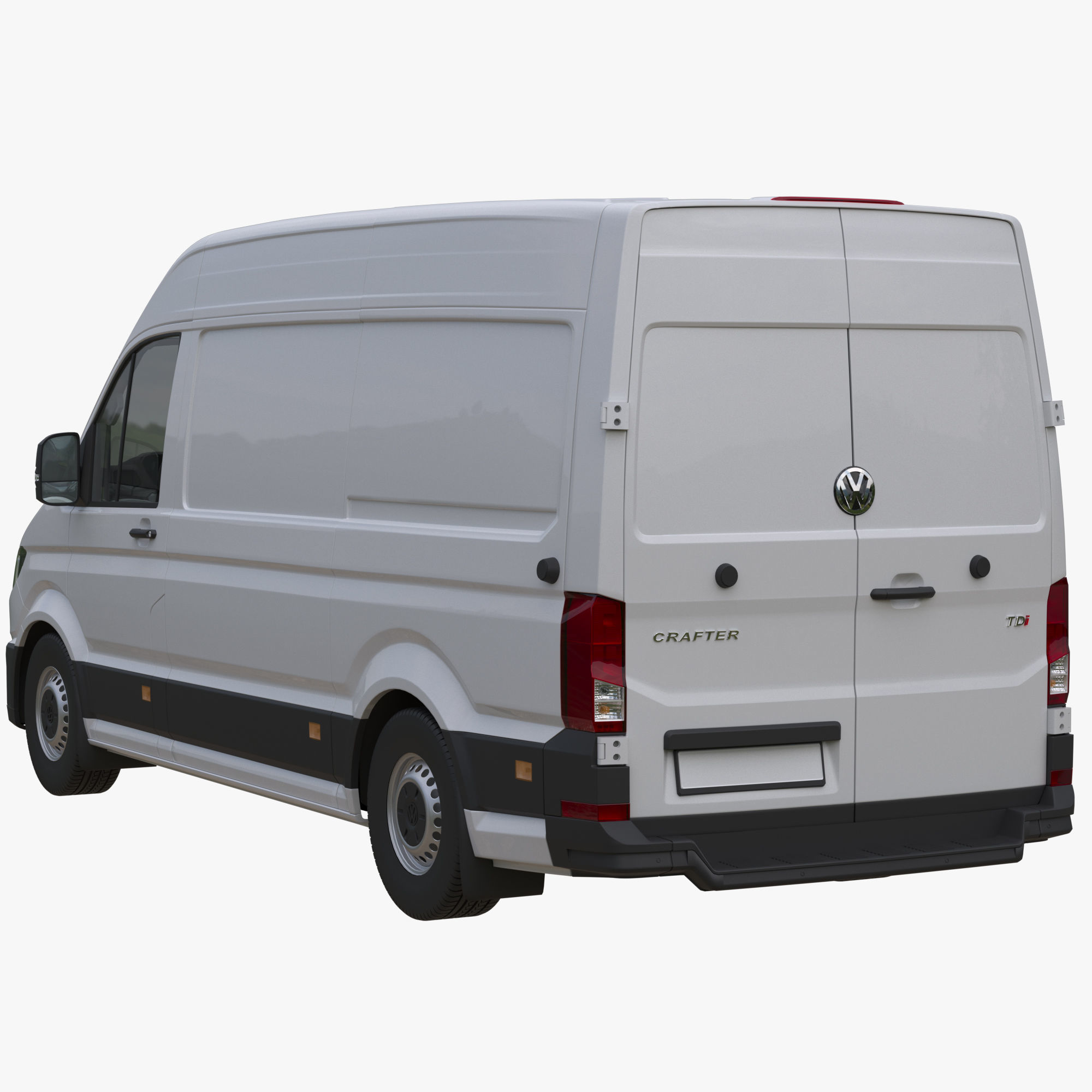 VW Crafter 2 Panel Van 3D model_4