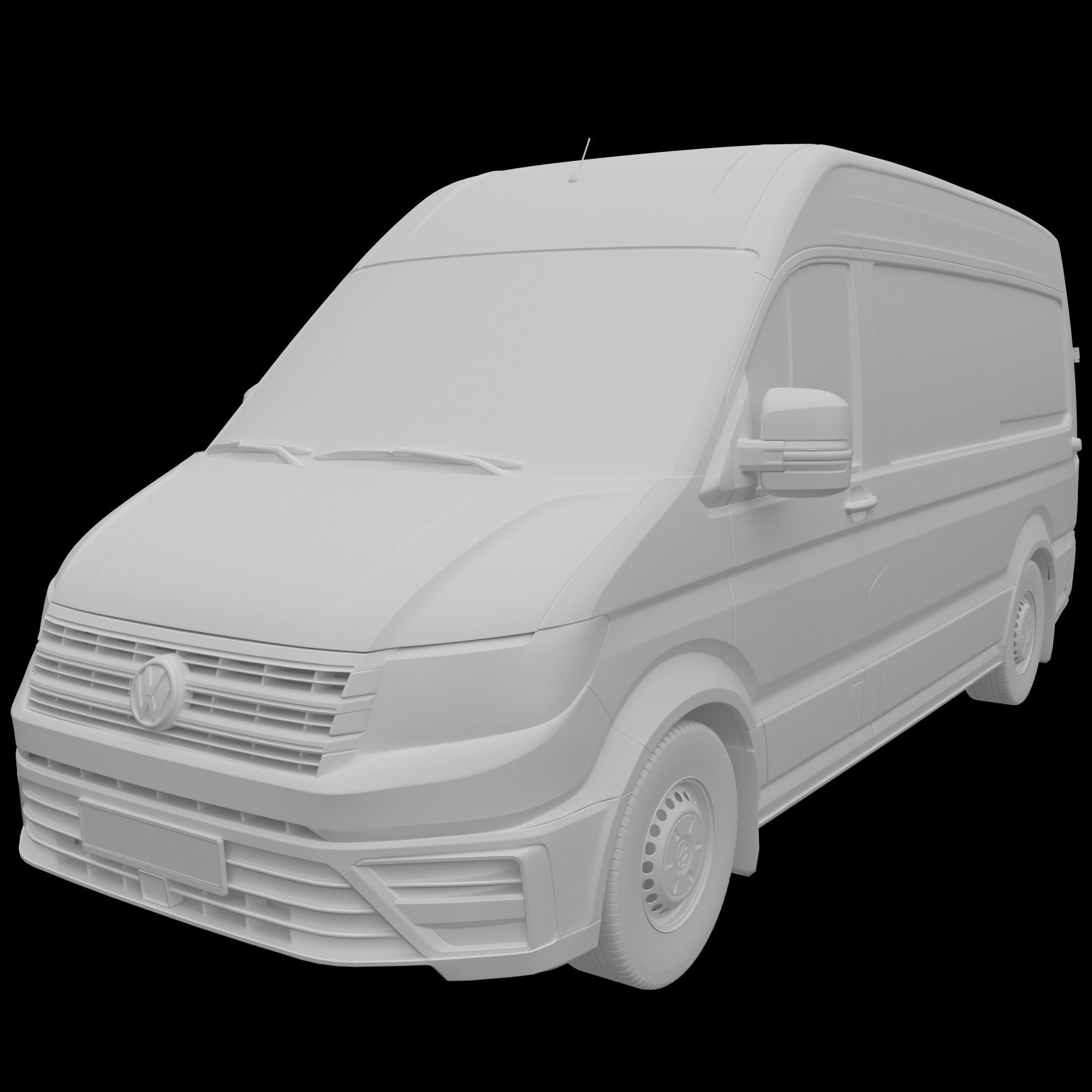 VW Crafter 2 Panel Van 3D model_16