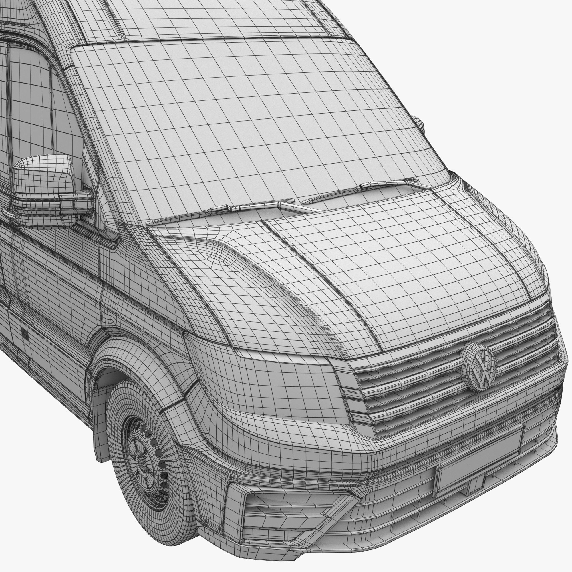 VW Crafter 2 Panel Van 3D model_20