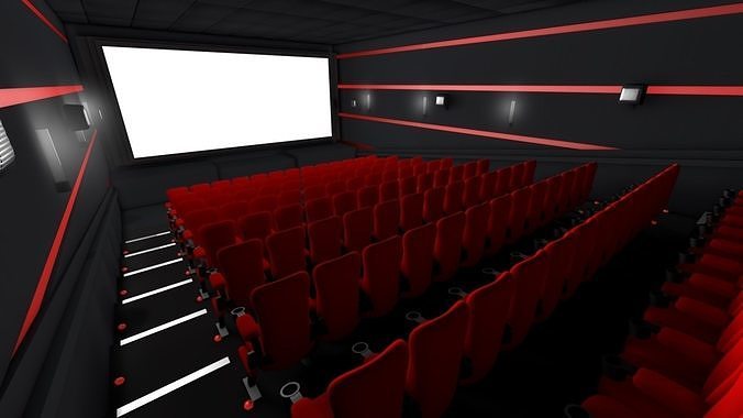 Movie Theater 3D model