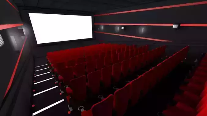 Movie Theater 3D model