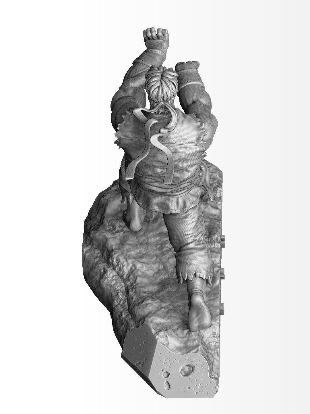 Ryu in Street Fighter 2 for 3D printing STL 3D print model_12