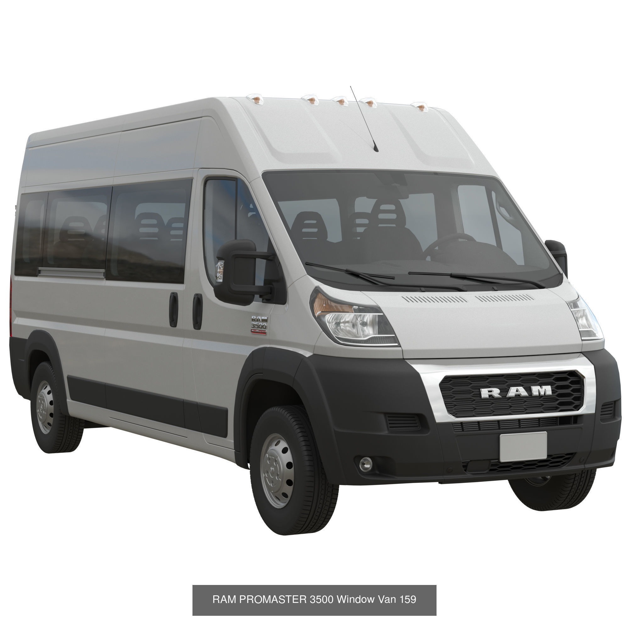 RAM PROMASTER 1500 2500 3500 3D Model Collection_5