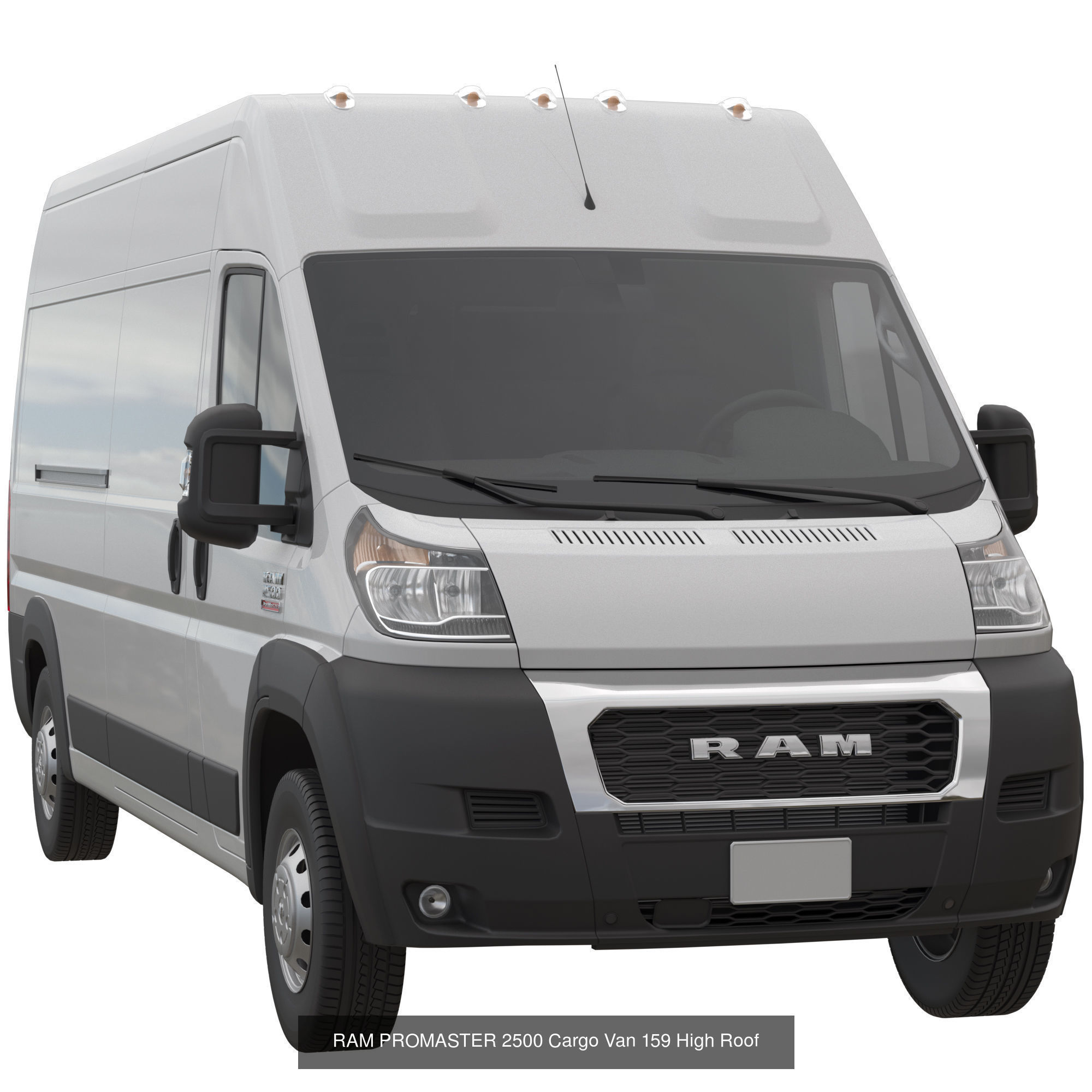 RAM PROMASTER 1500 2500 3500 3D Model Collection_11