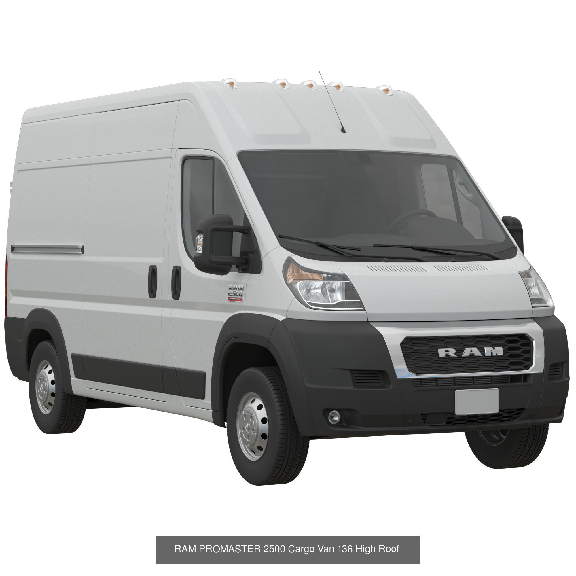 RAM PROMASTER 1500 2500 3500 3D Model Collection_9