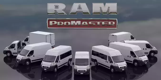 RAM PROMASTER 1500 2500 3500 3D Model Collection