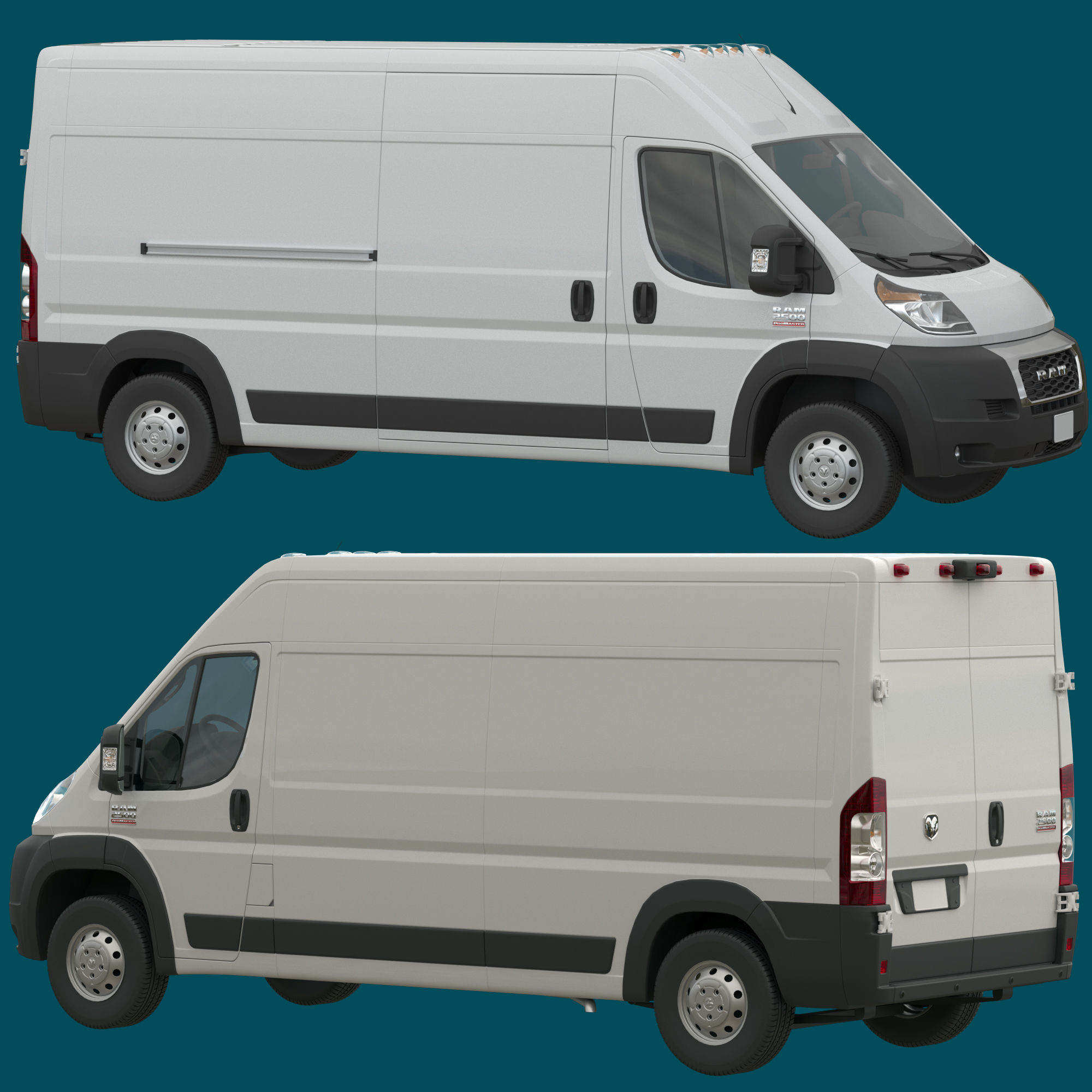 RAM PROMASTER 1500 2500 3500 3D Model Collection_23