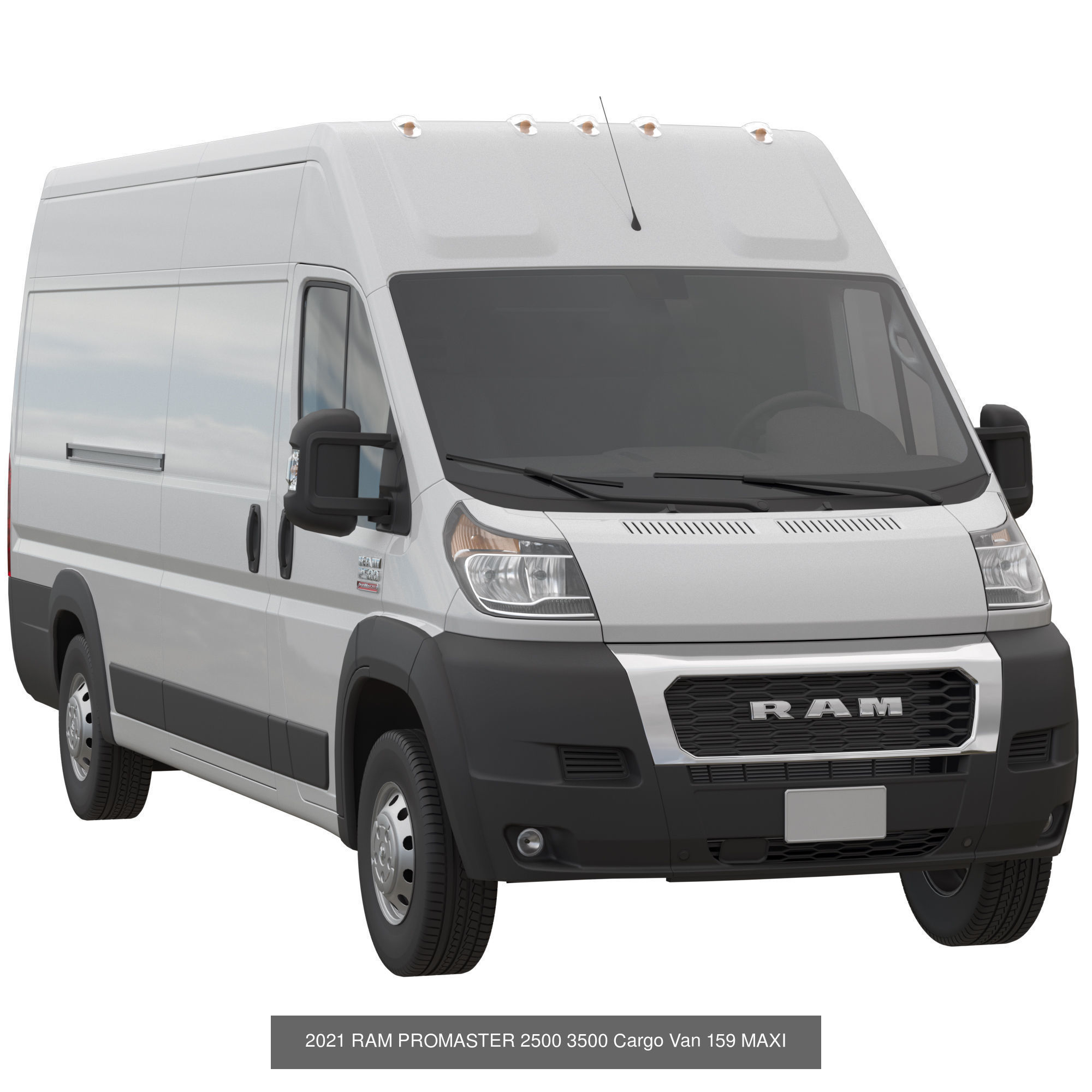 RAM PROMASTER 1500 2500 3500 3D Model Collection_12