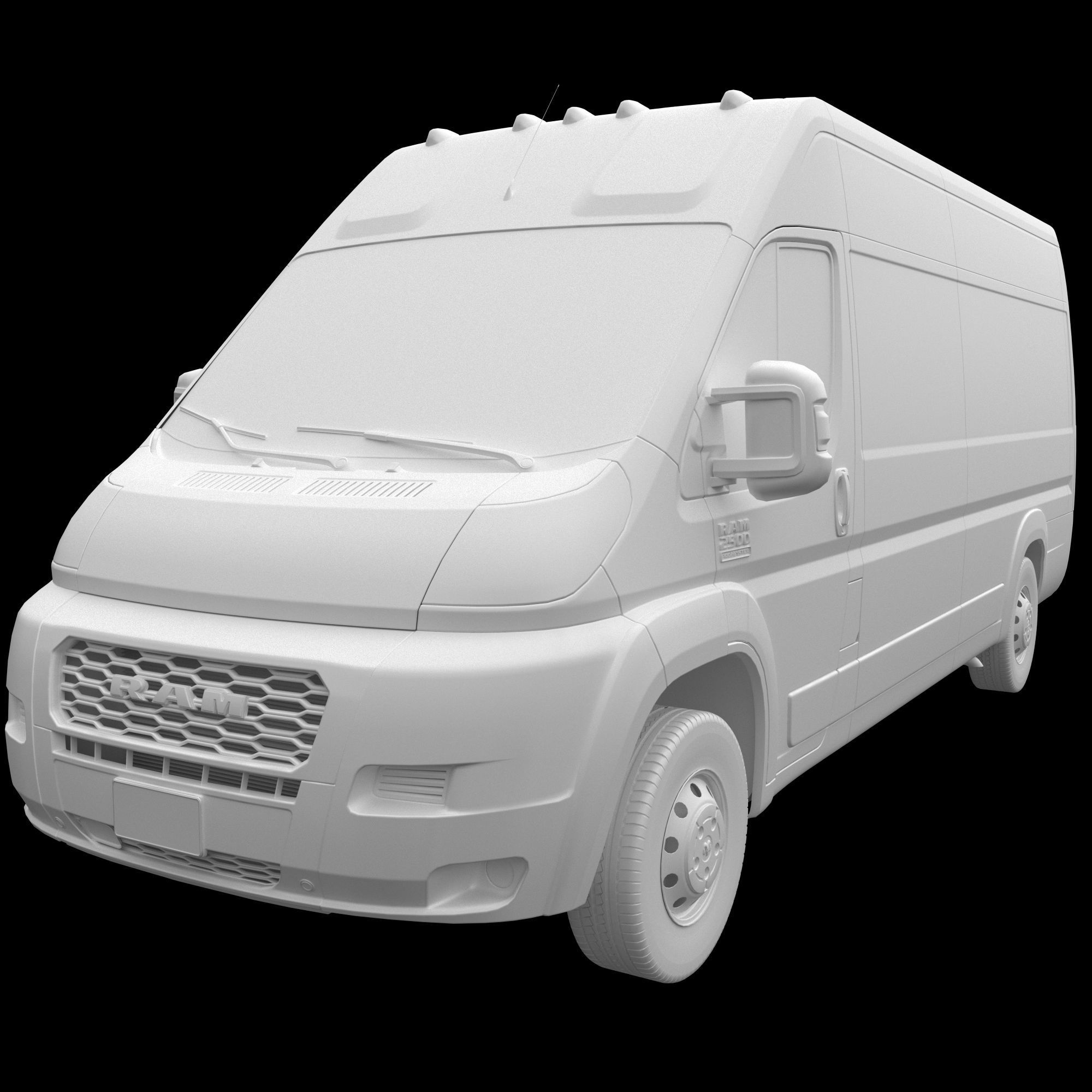 RAM PROMASTER 1500 2500 3500 3D Model Collection_25