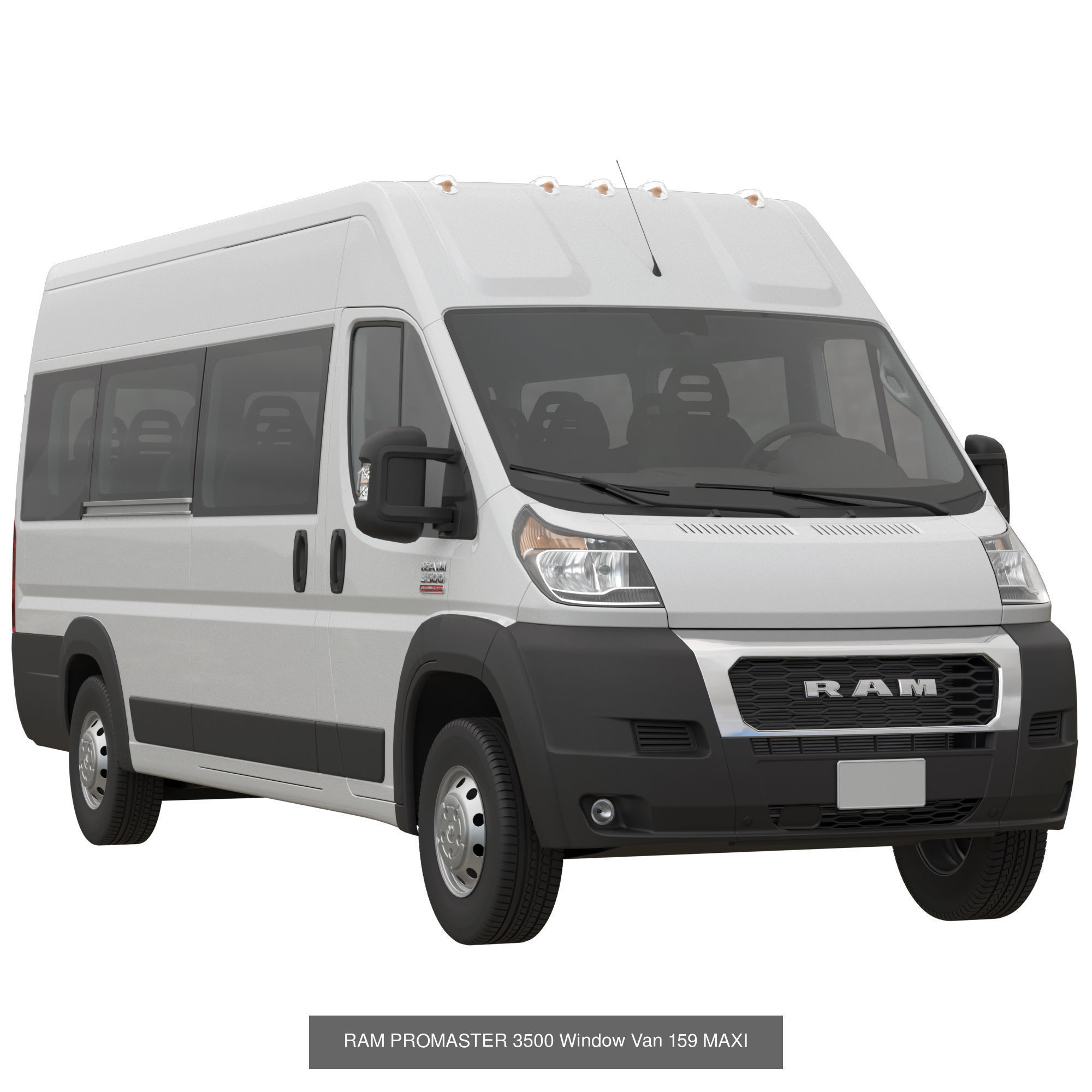 RAM PROMASTER 1500 2500 3500 3D Model Collection_4