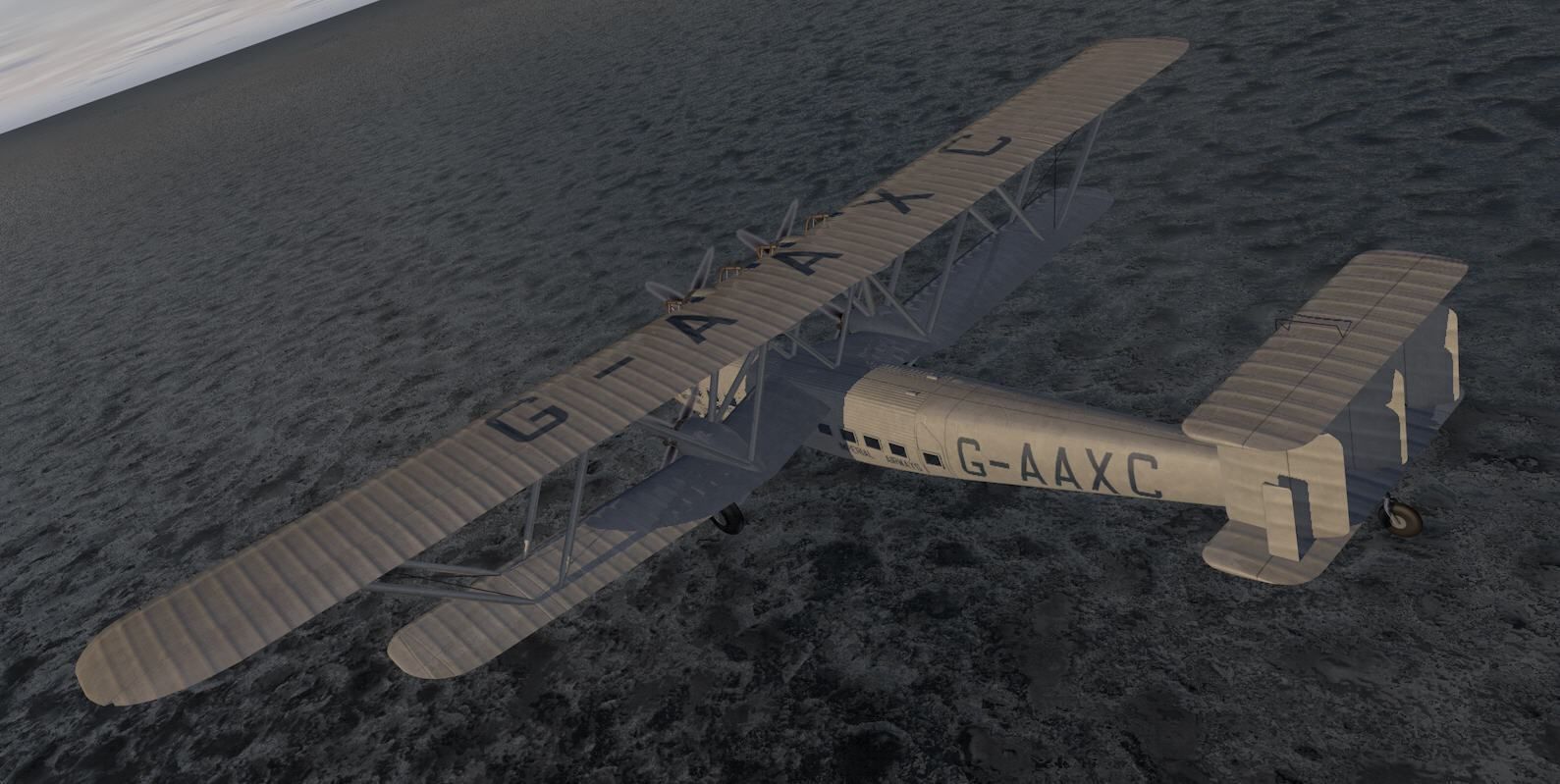 Handley Page HP-42 3D model_9