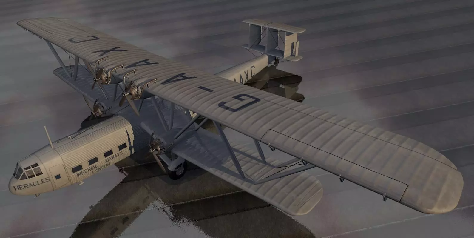 Handley Page HP-42 3D model_0