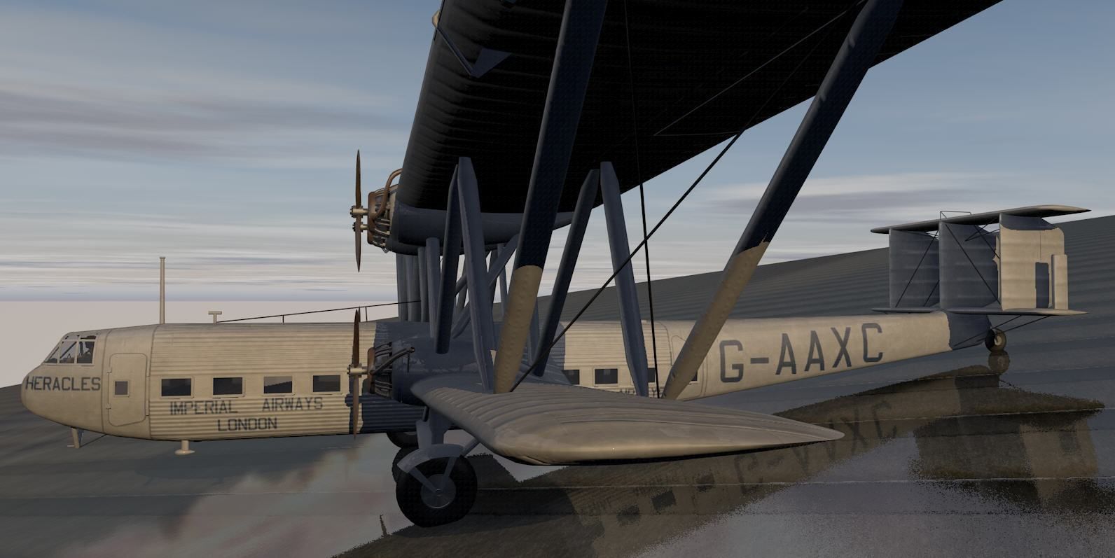 Handley Page HP-42 3D model_2