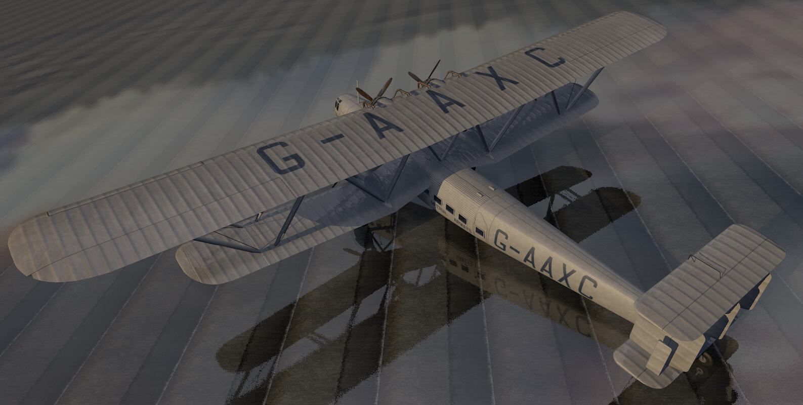 Handley Page HP-42 3D model_1