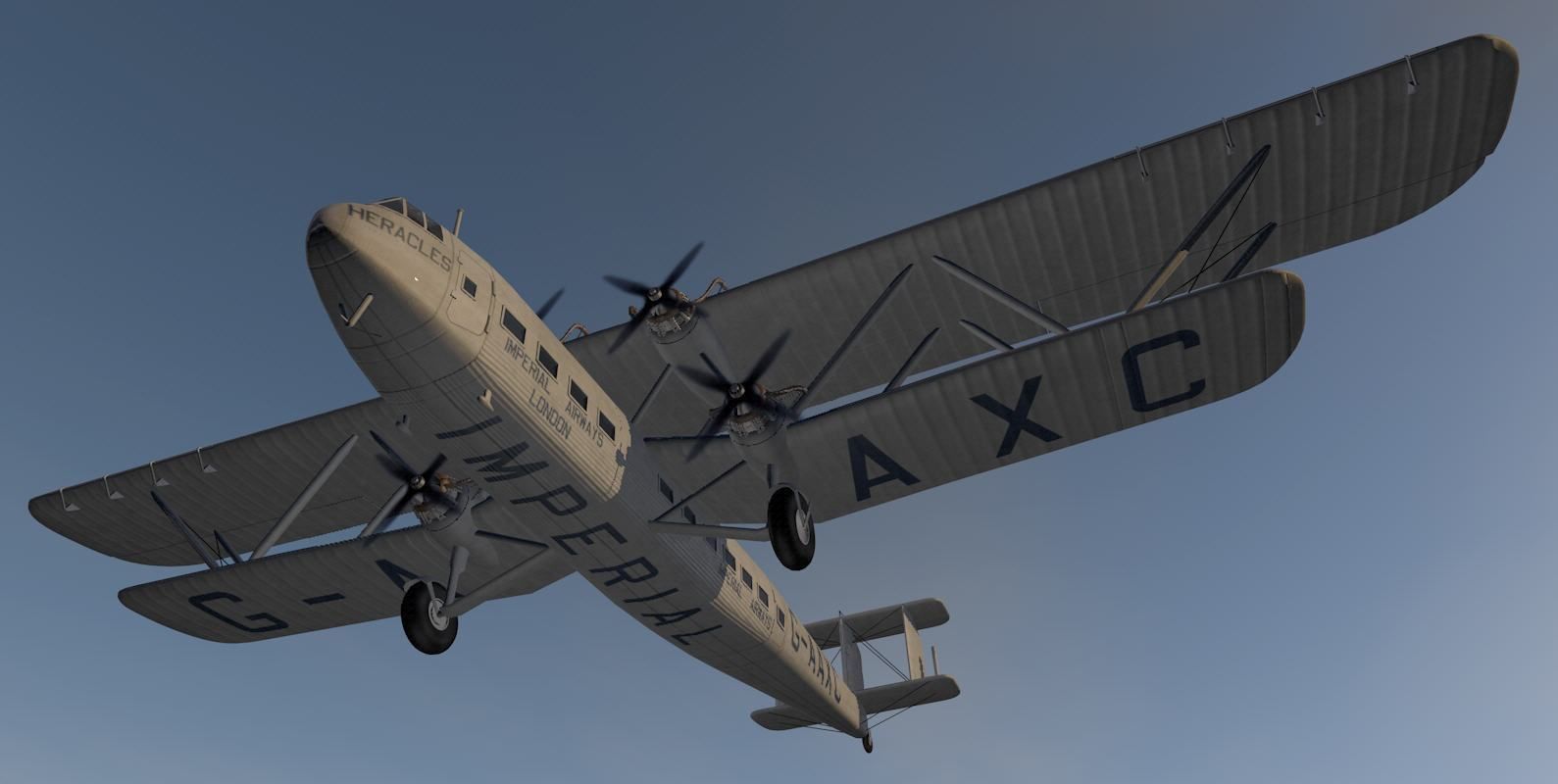 Handley Page HP-42 3D model_11