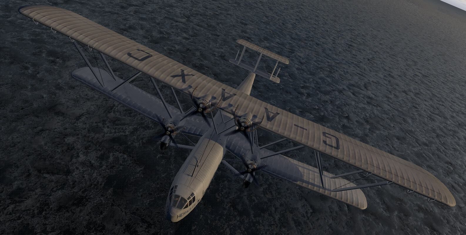 Handley Page HP-42 3D model_10