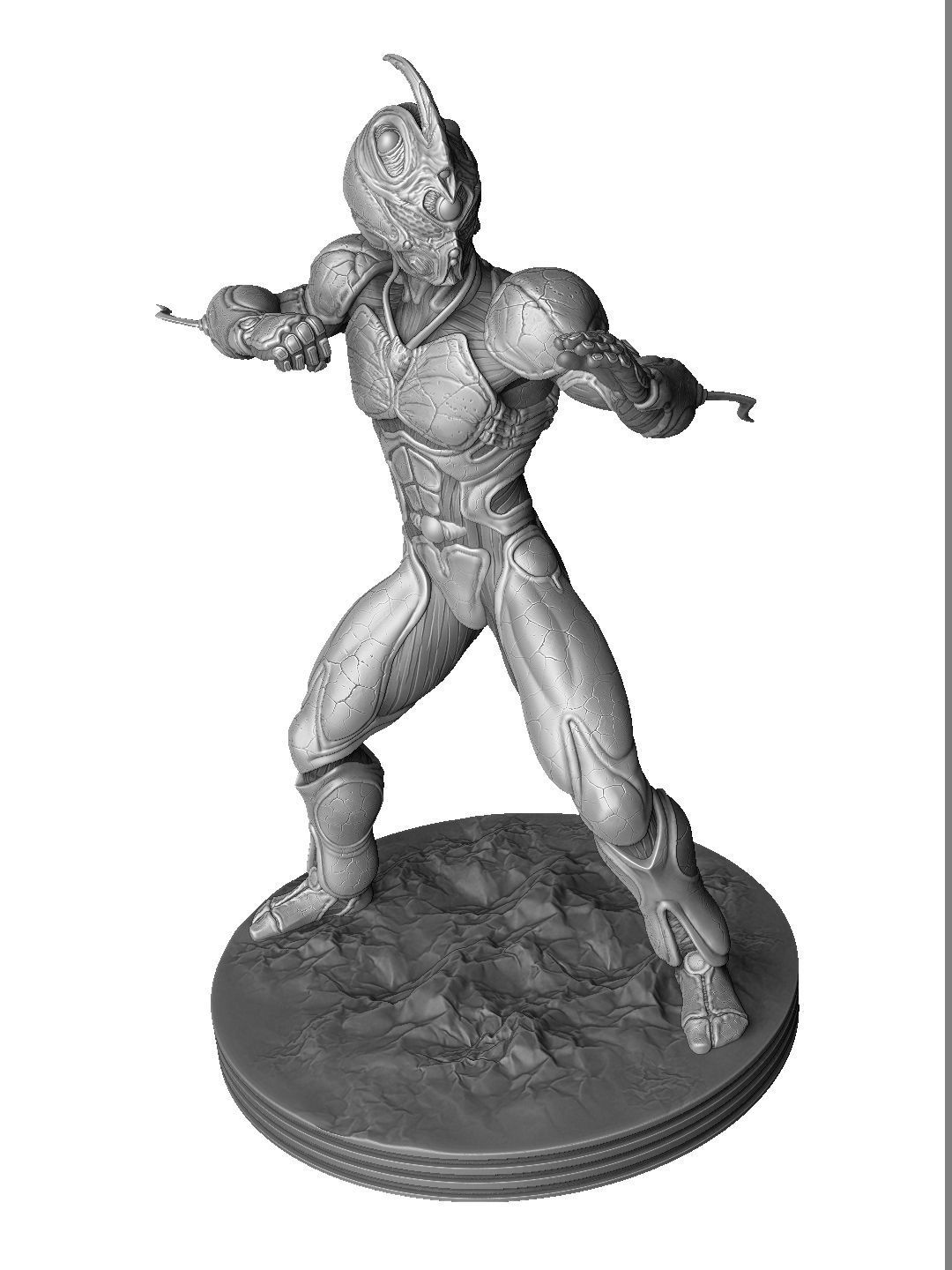 GUYVER for 3D print STL 3D print model_27