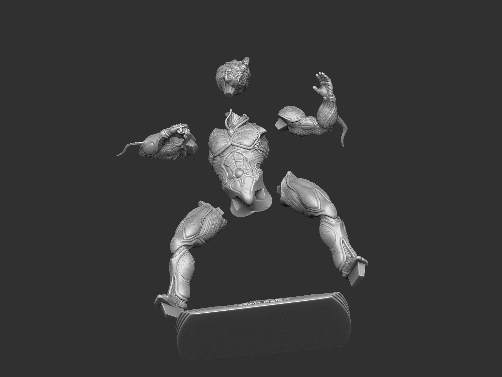 GUYVER for 3D print STL 3D print model_35